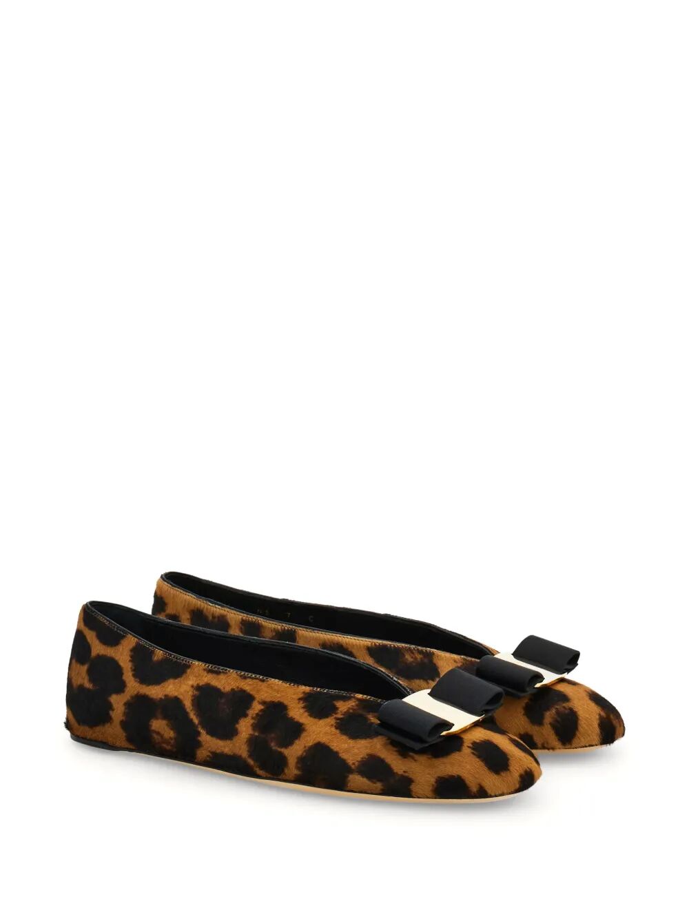 HORSEHAIR PRINTED VANNA BALLET FLATS Ferragamo