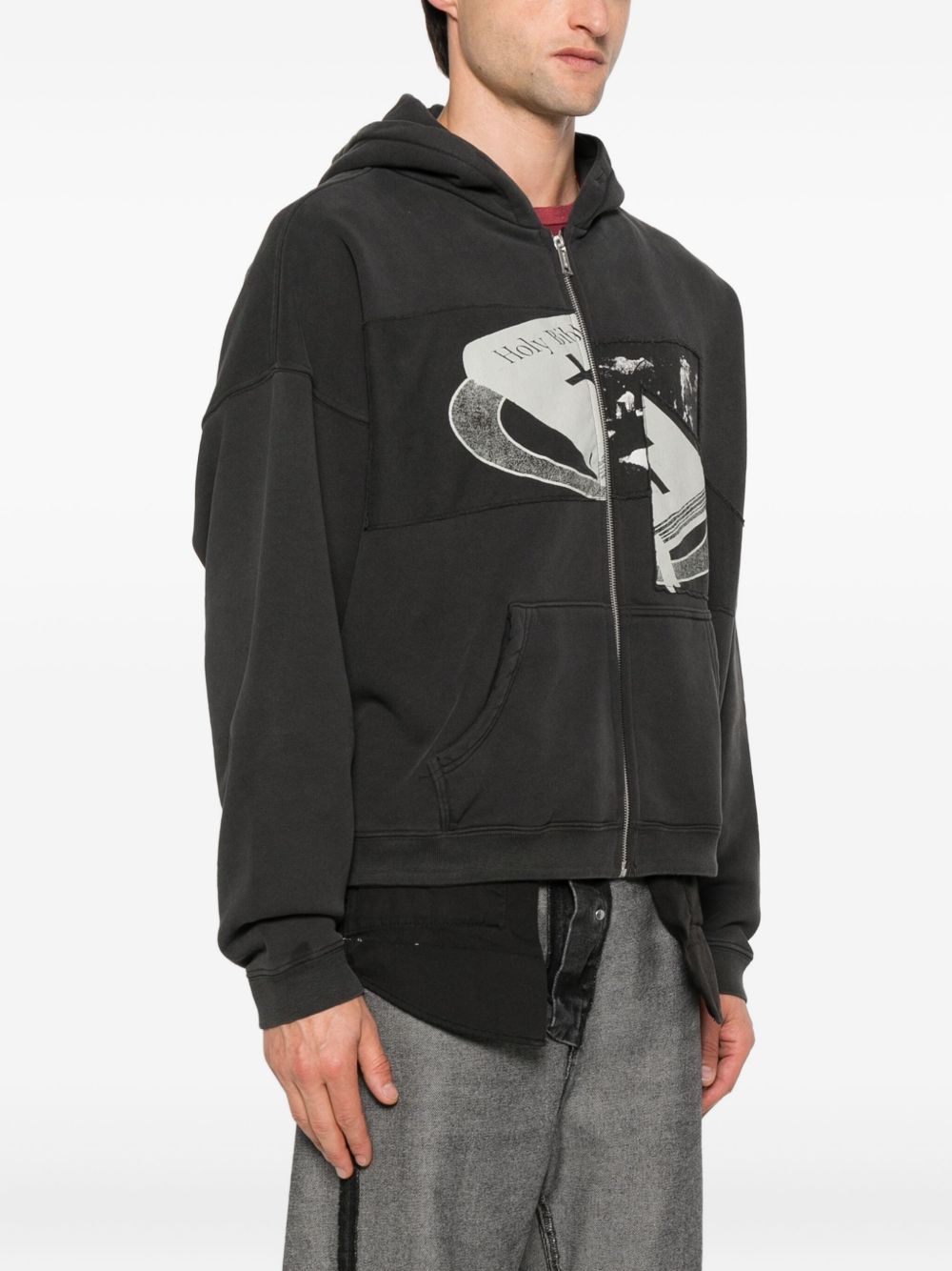 HOLY BIBLE "ASSEMBLAGE" BAGGY ZIP HOODIE ERD - ENFANTS RICHES DEPRIMES