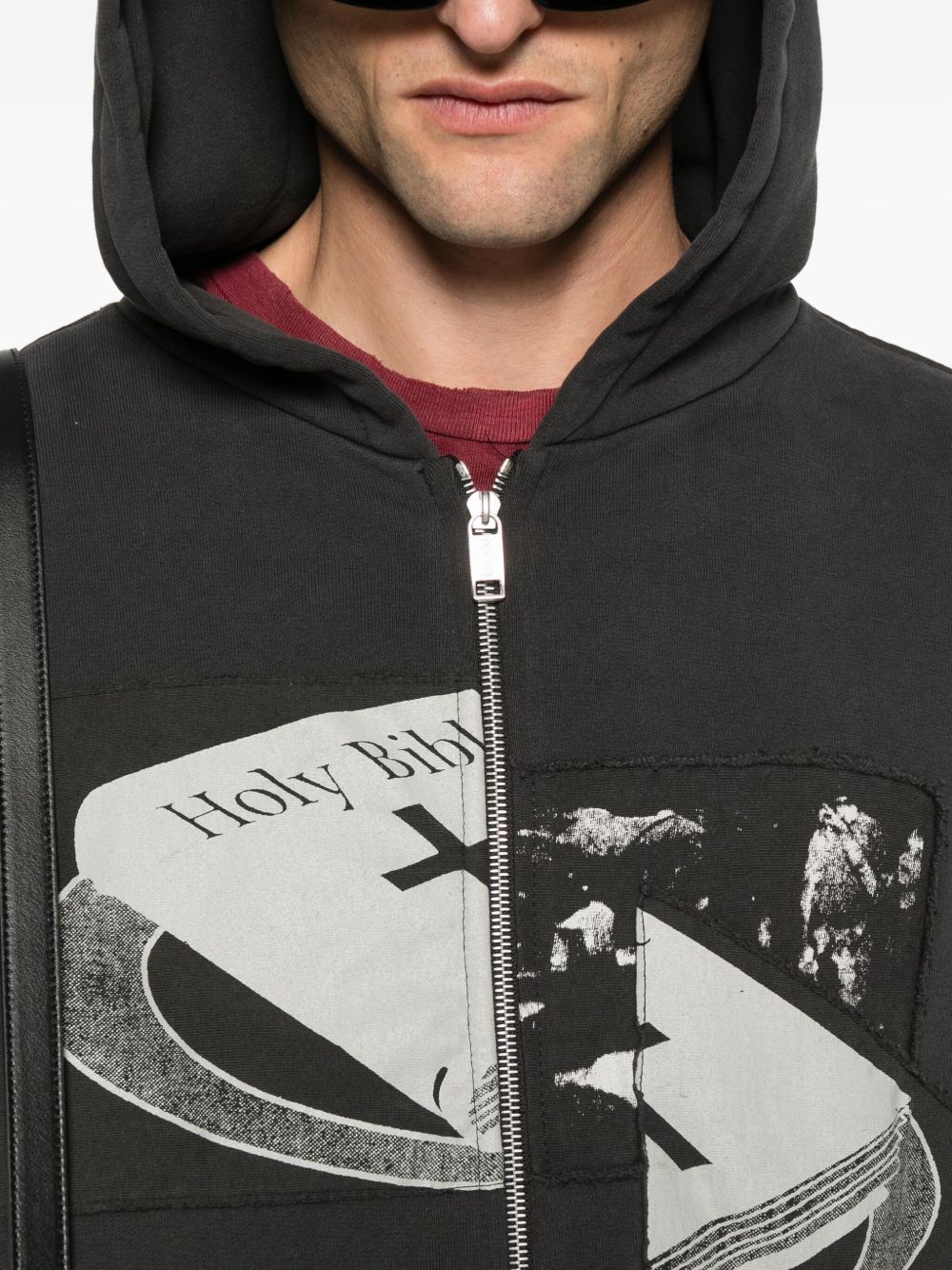 HOLY BIBLE "ASSEMBLAGE" BAGGY ZIP HOODIE ERD - ENFANTS RICHES DEPRIMES