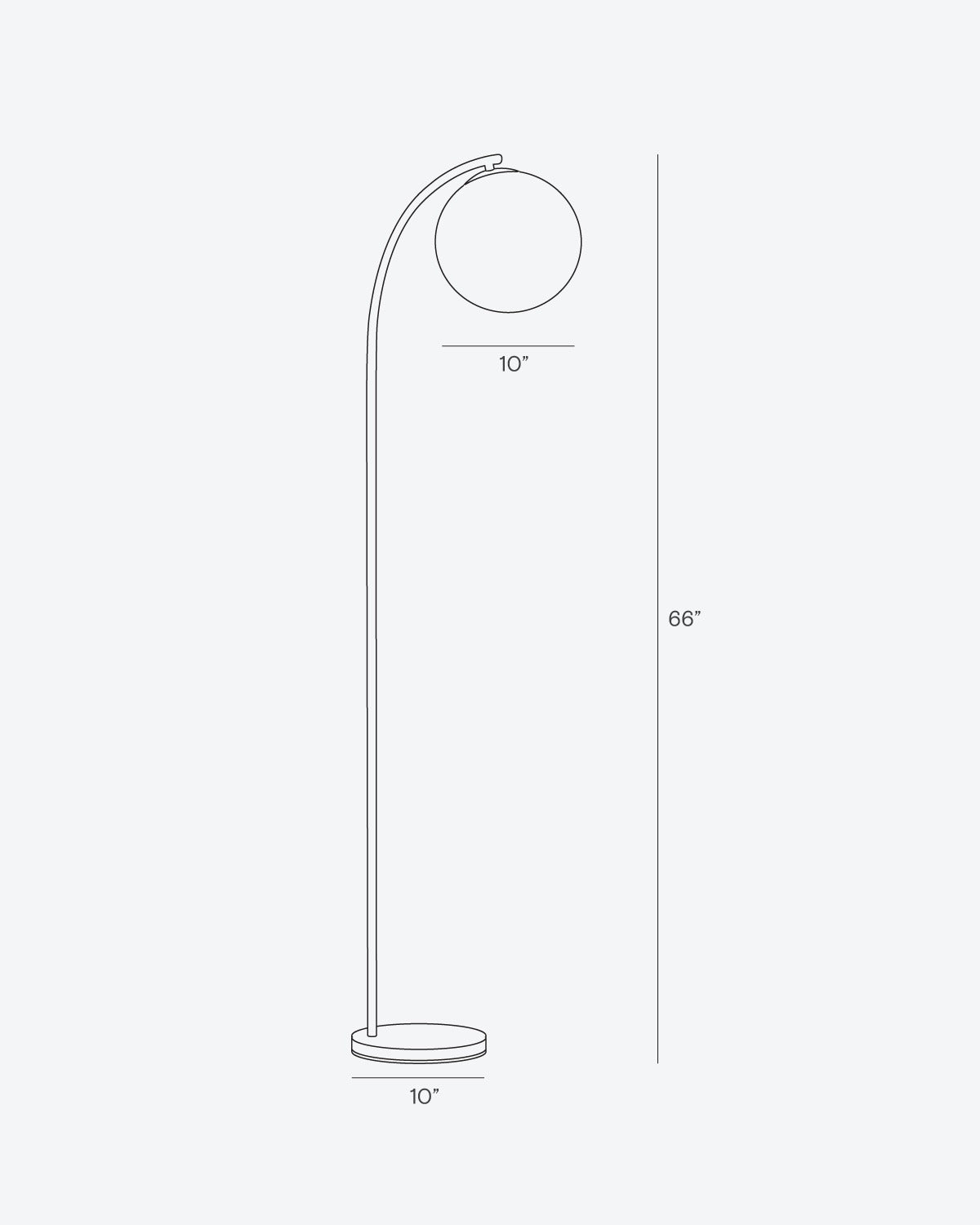 Luna Drop Floor Lamp Brightech