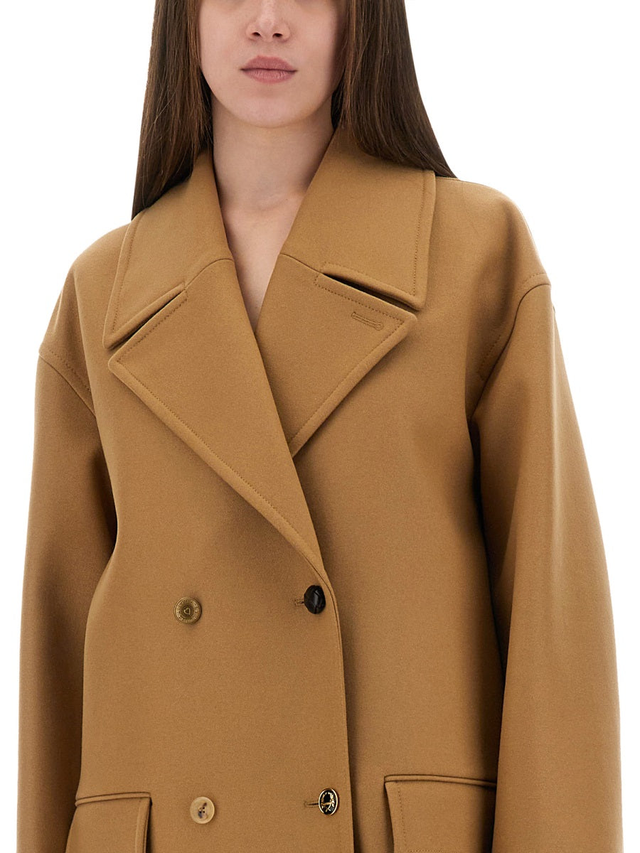 DOUBLEBREASTED COAT MOSCHINO COUTURE