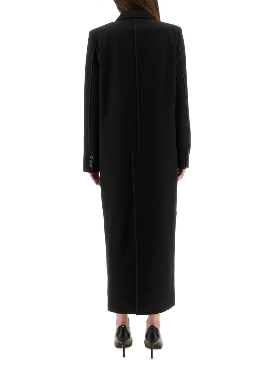 LONG TAILORED COAT Moschino Jeans BLACK 42