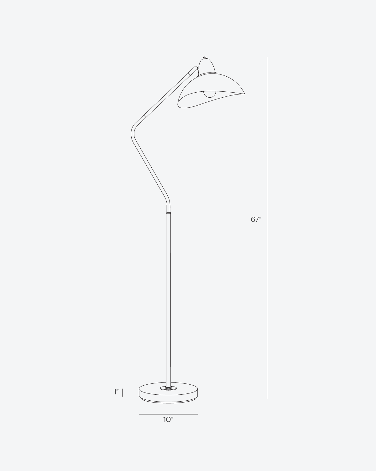 Swoop Floor Lamp Brightech