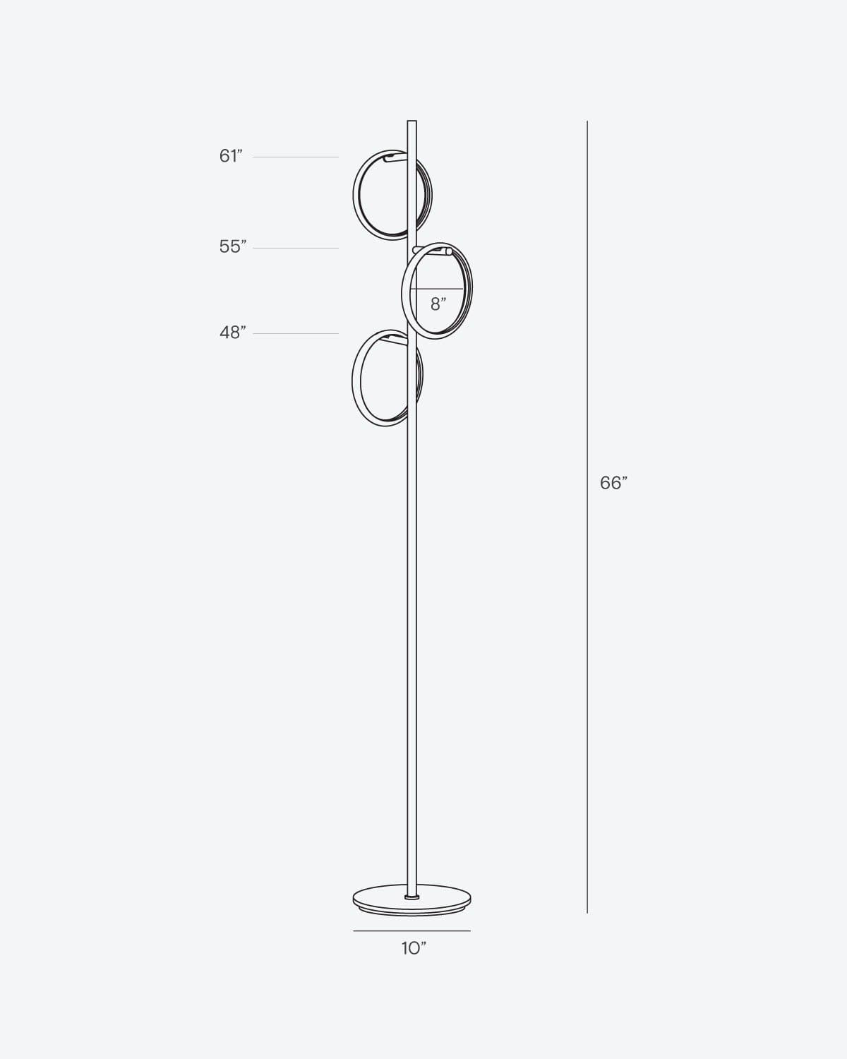 Saturn Floor Lamp Brightech