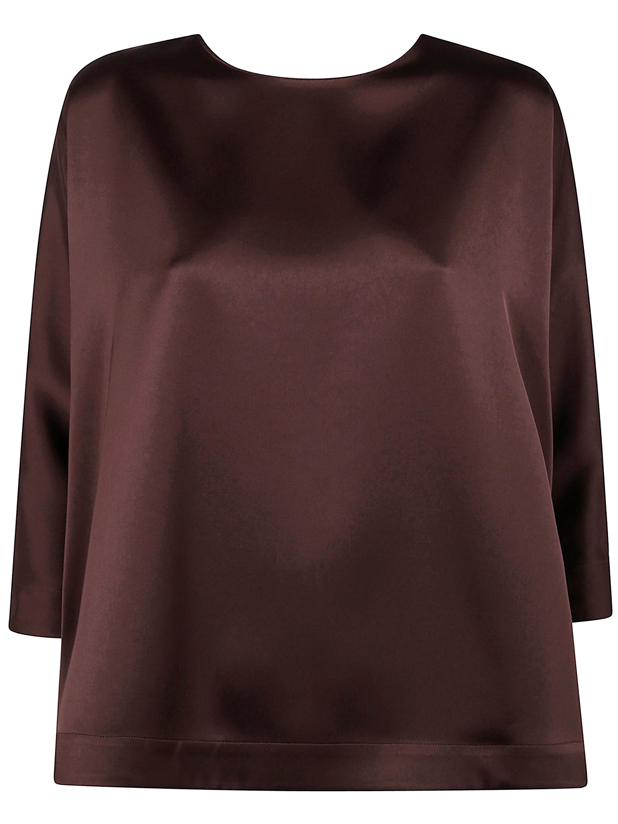 BACK BOTTONS BLOUSE DRHOPE BROWN 46