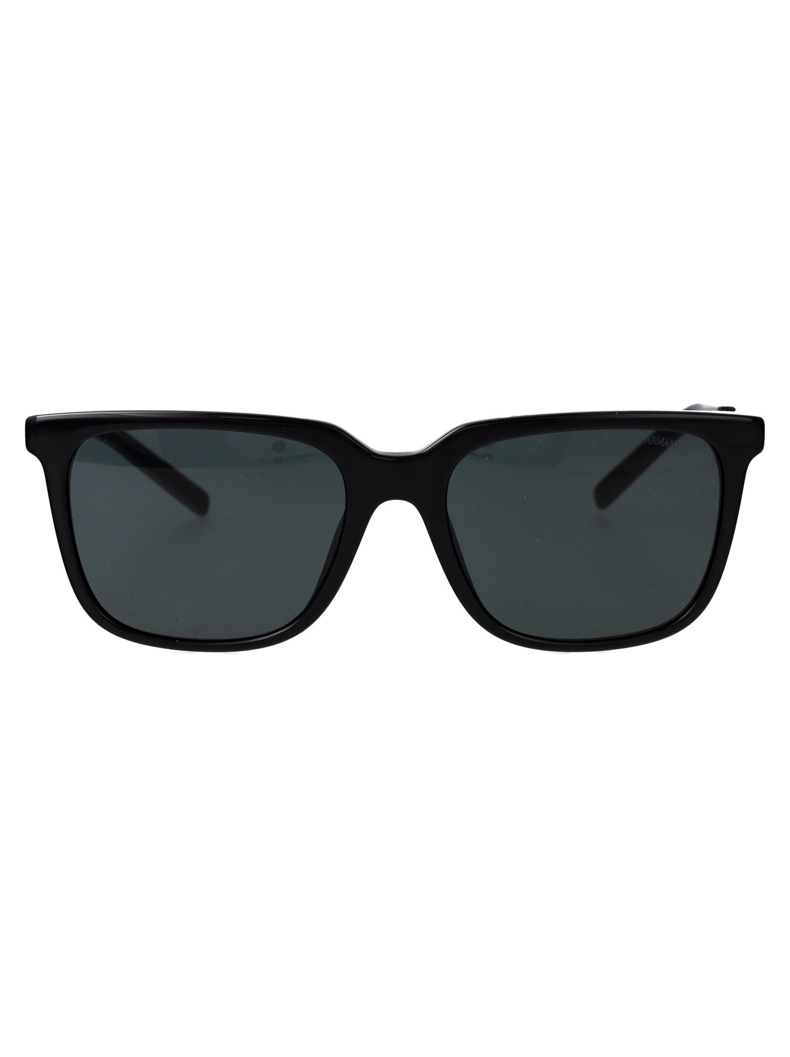 BLACK ACETATE SUNGLASSES Giorgio Armani BLACK 55