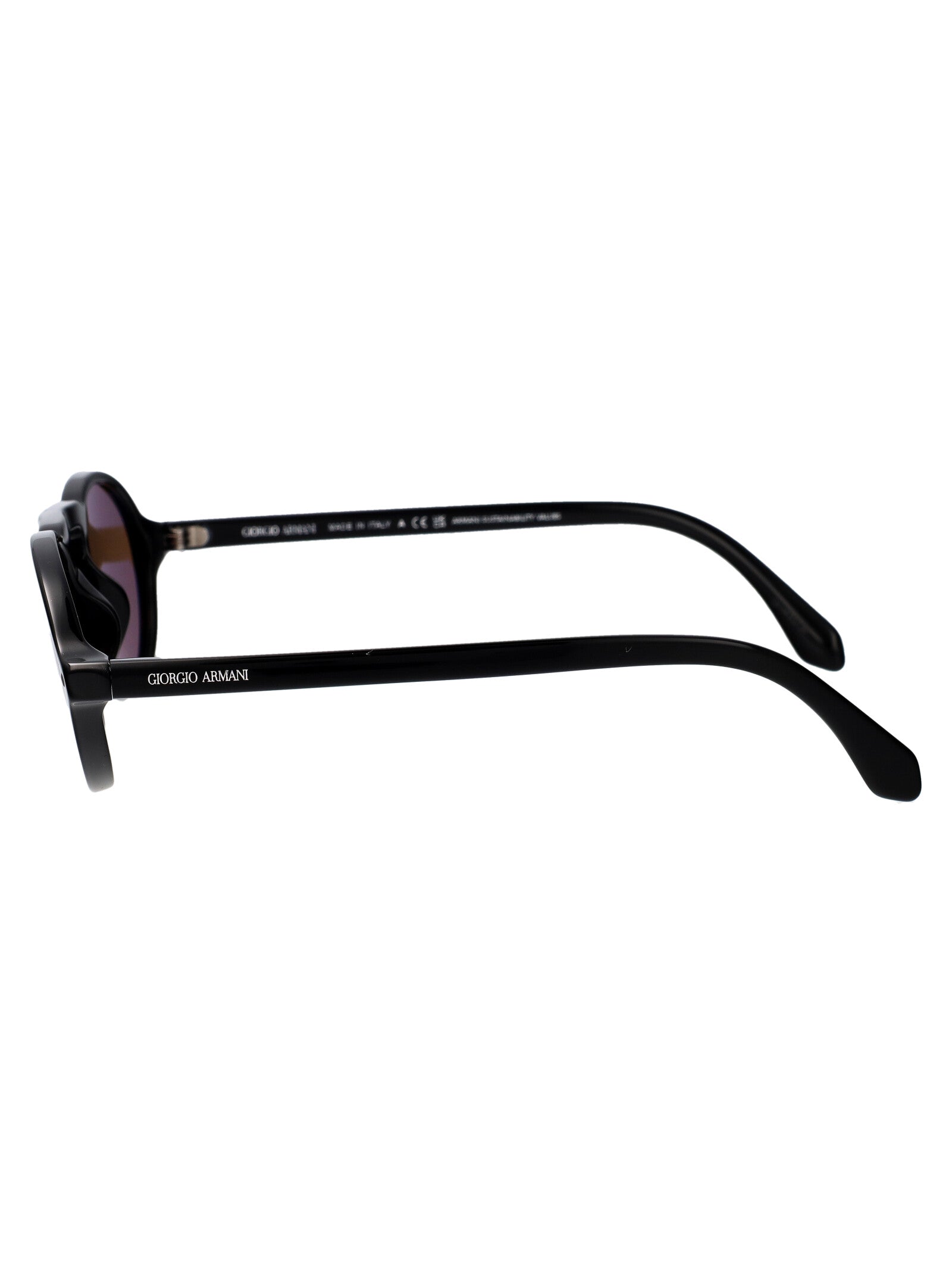 BLACK ACETATE SUNGLASSES Giorgio Armani