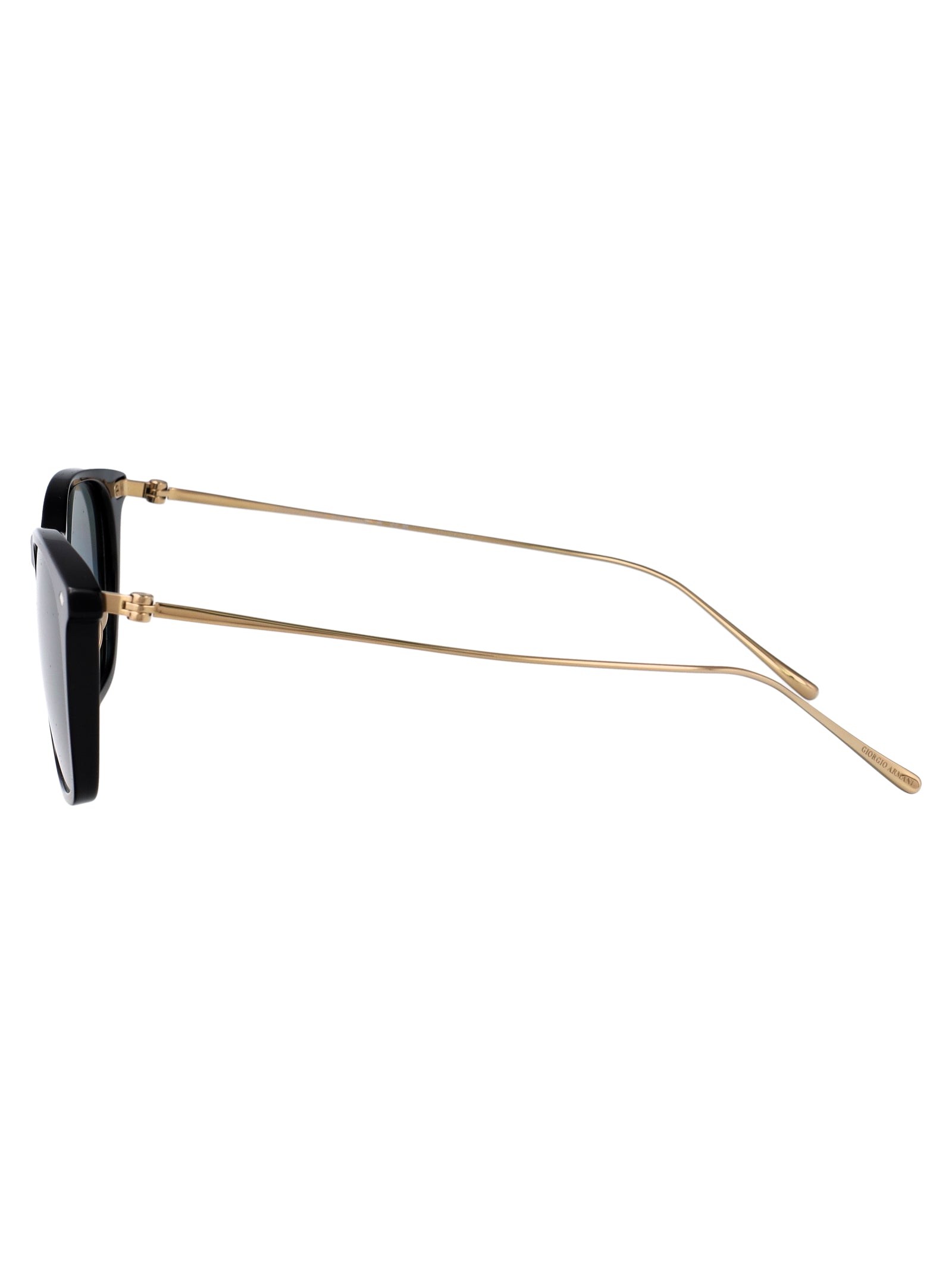 BLACK ACETATE SUNGLASSES Giorgio Armani