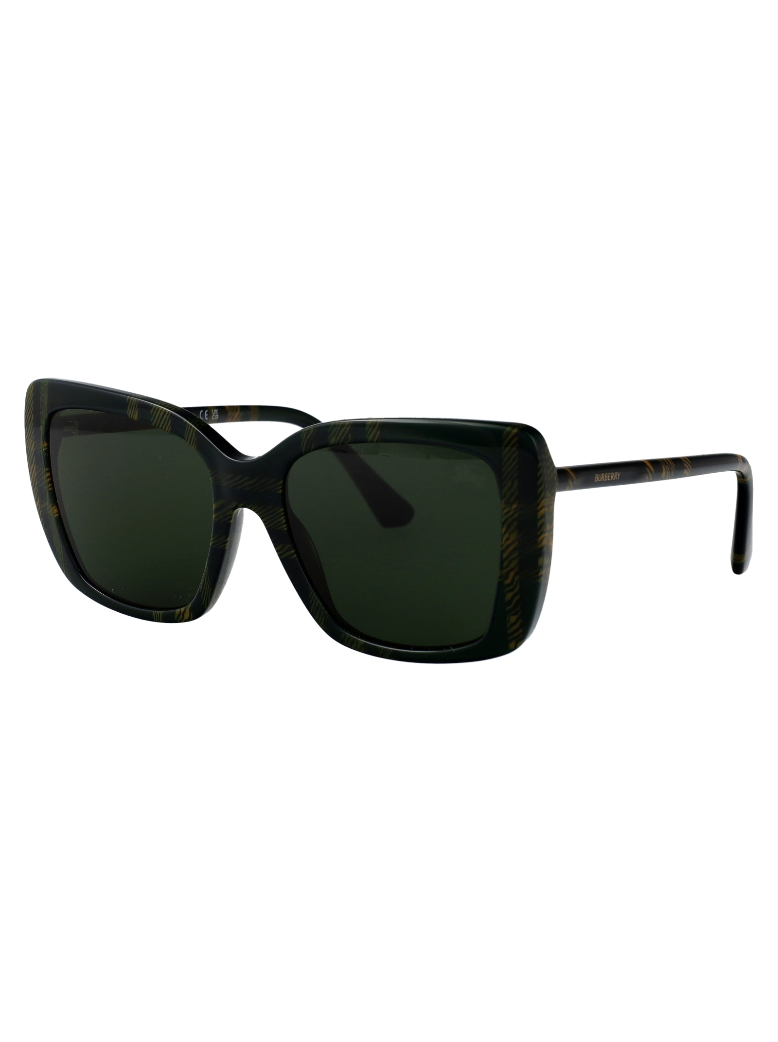 GREEN ACETATE SUNGLASSES Burberry