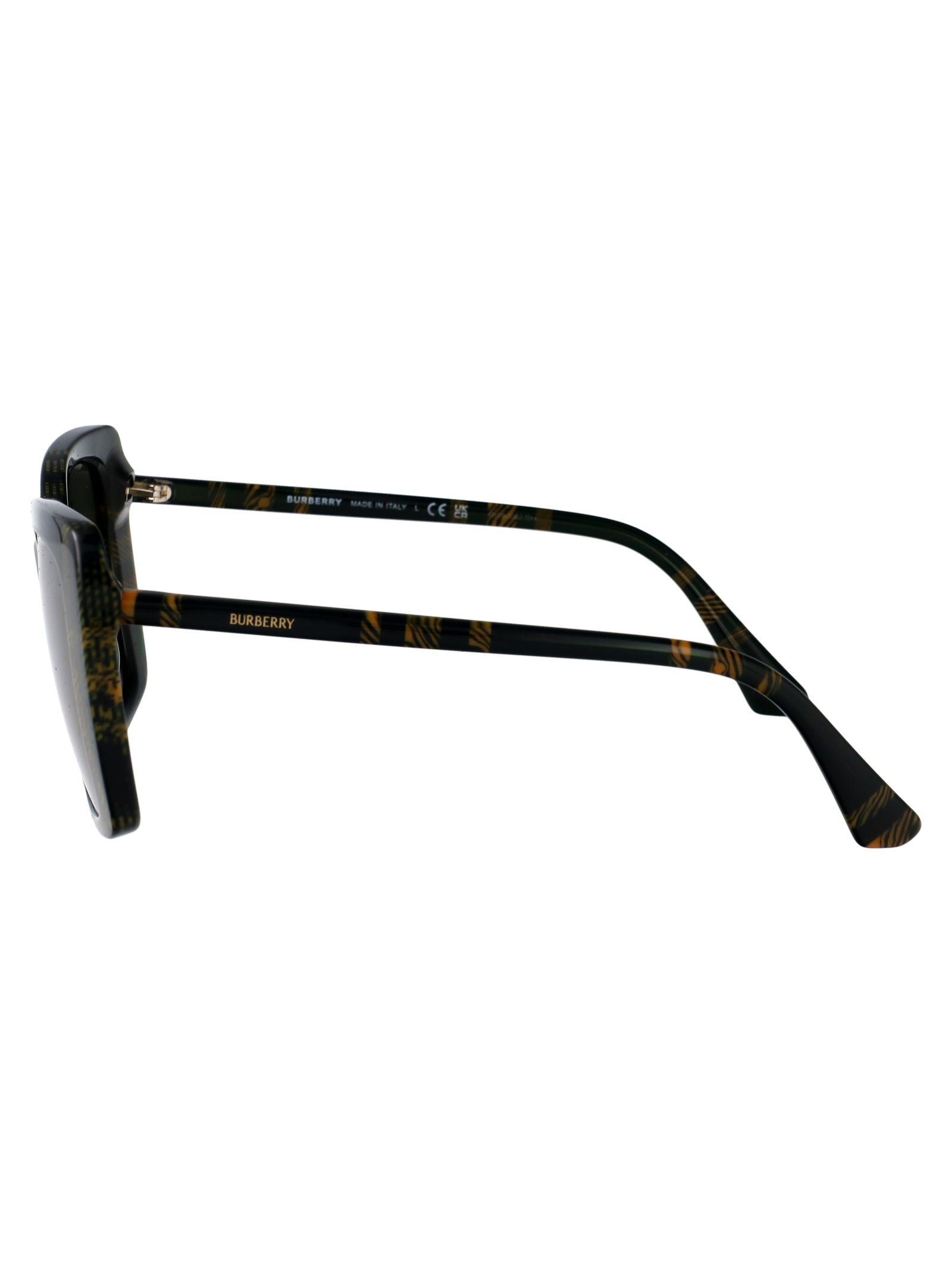GREEN ACETATE SUNGLASSES Burberry