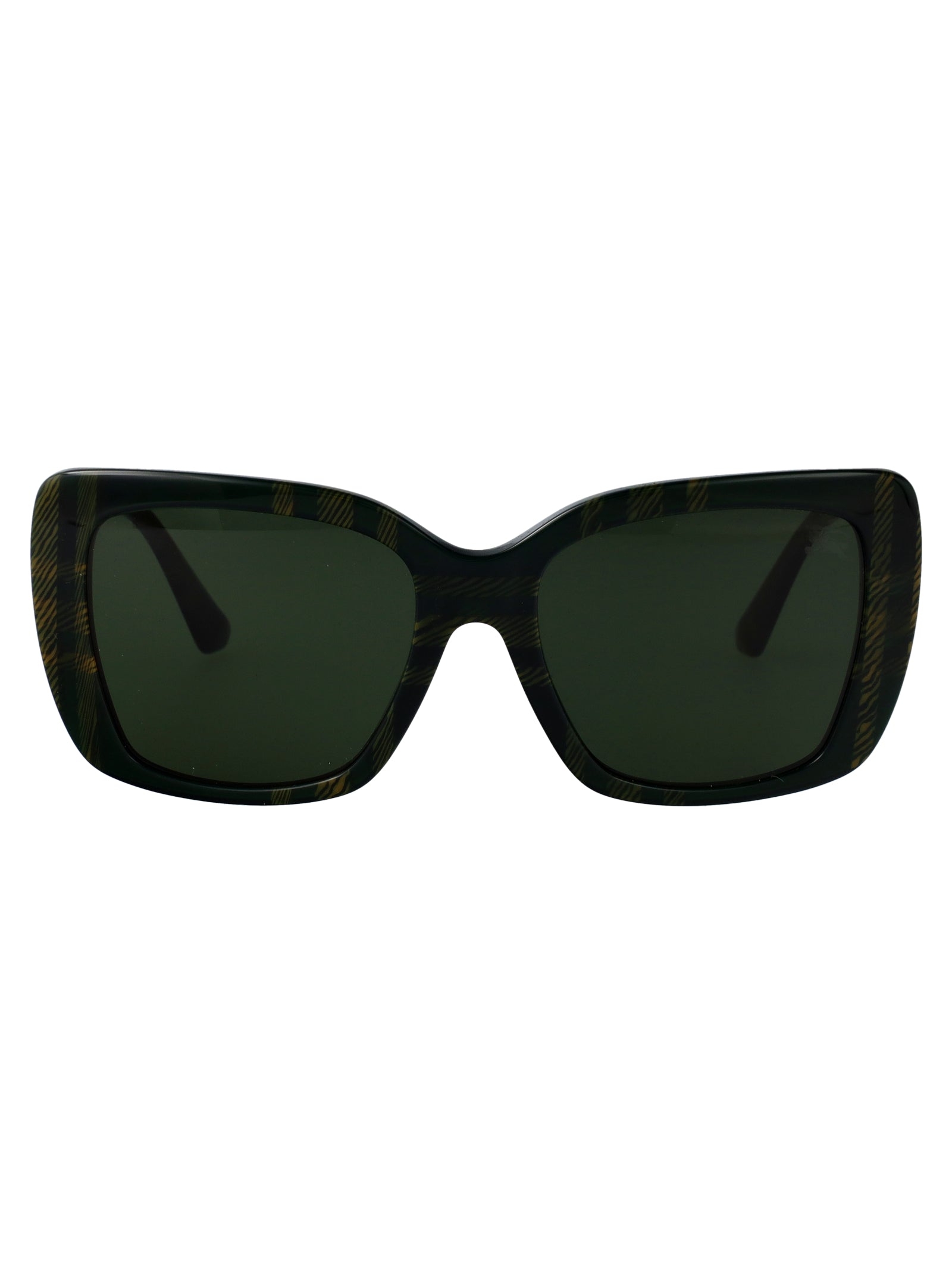 GREEN ACETATE SUNGLASSES Burberry GREEN 54