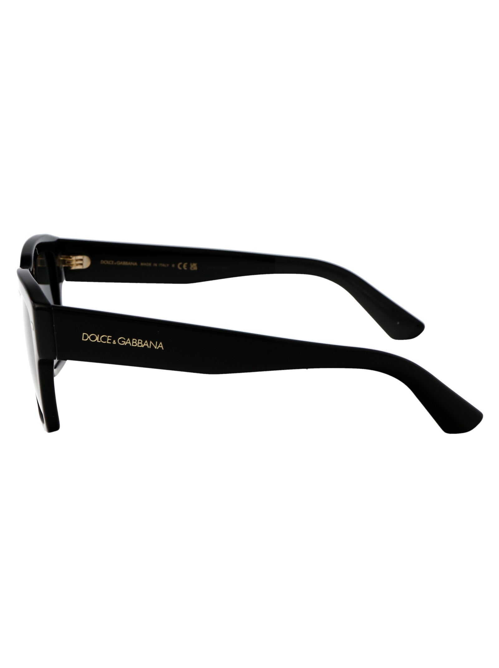 BLACK ACETATE SUNGLASSES Dolce & Gabbana
