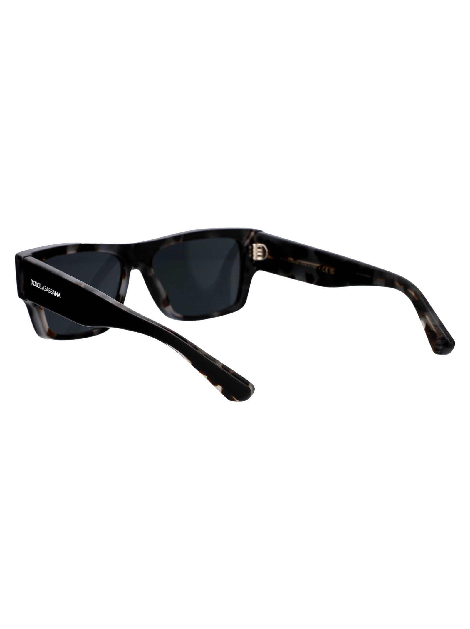 BLACK ON GREY HAVANA ACETATE SUNGLASSES Dolce & Gabbana