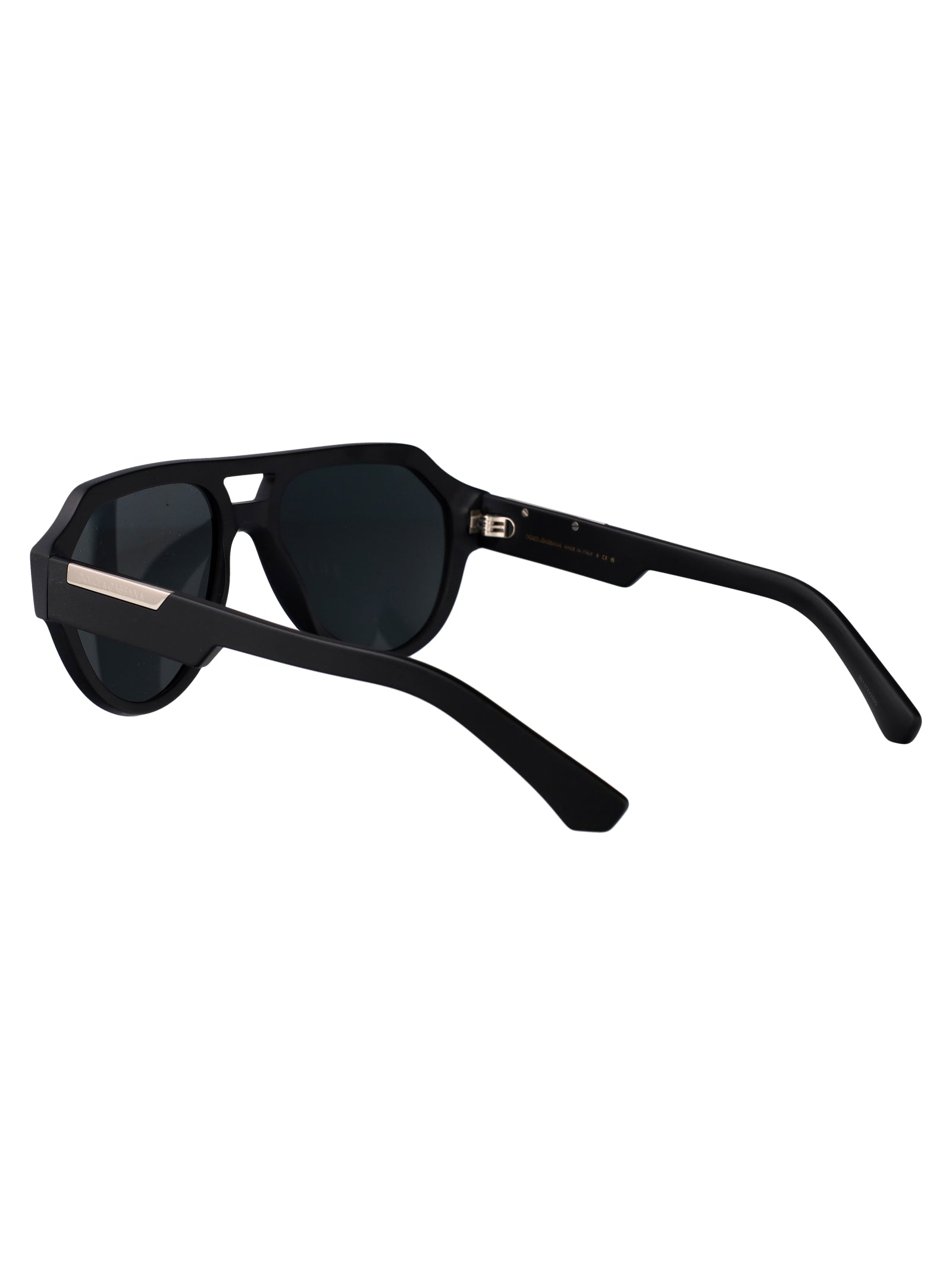MATTE BLACK ACETATE SUNGLASSES Dolce & Gabbana
