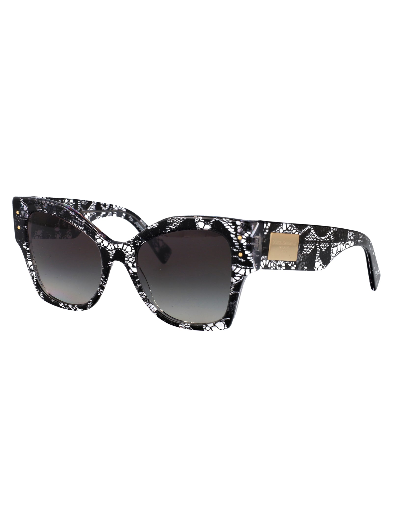 BLACK LACE ACETATE SUNGLASSES Dolce & Gabbana