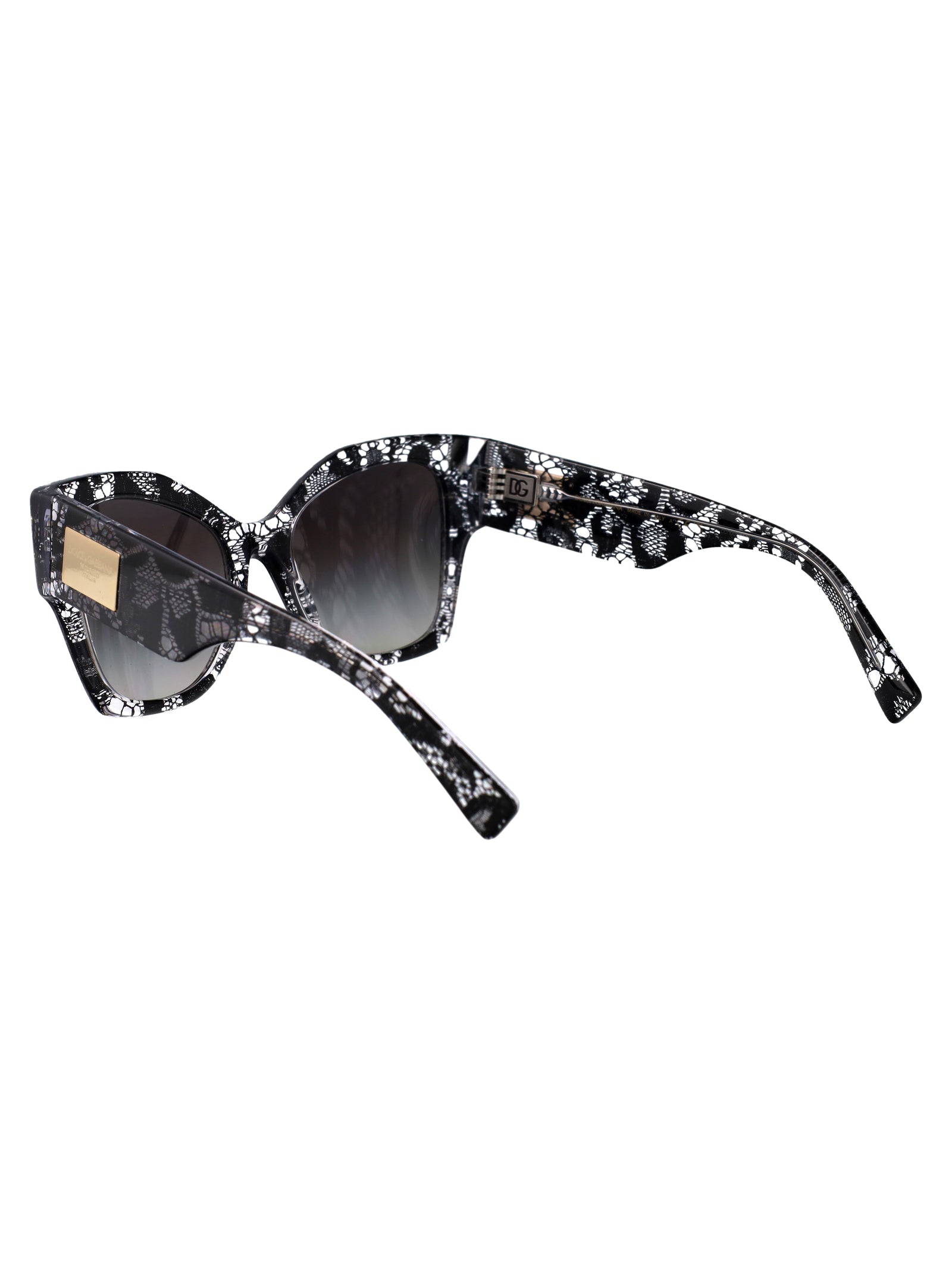 BLACK LACE ACETATE SUNGLASSES Dolce & Gabbana