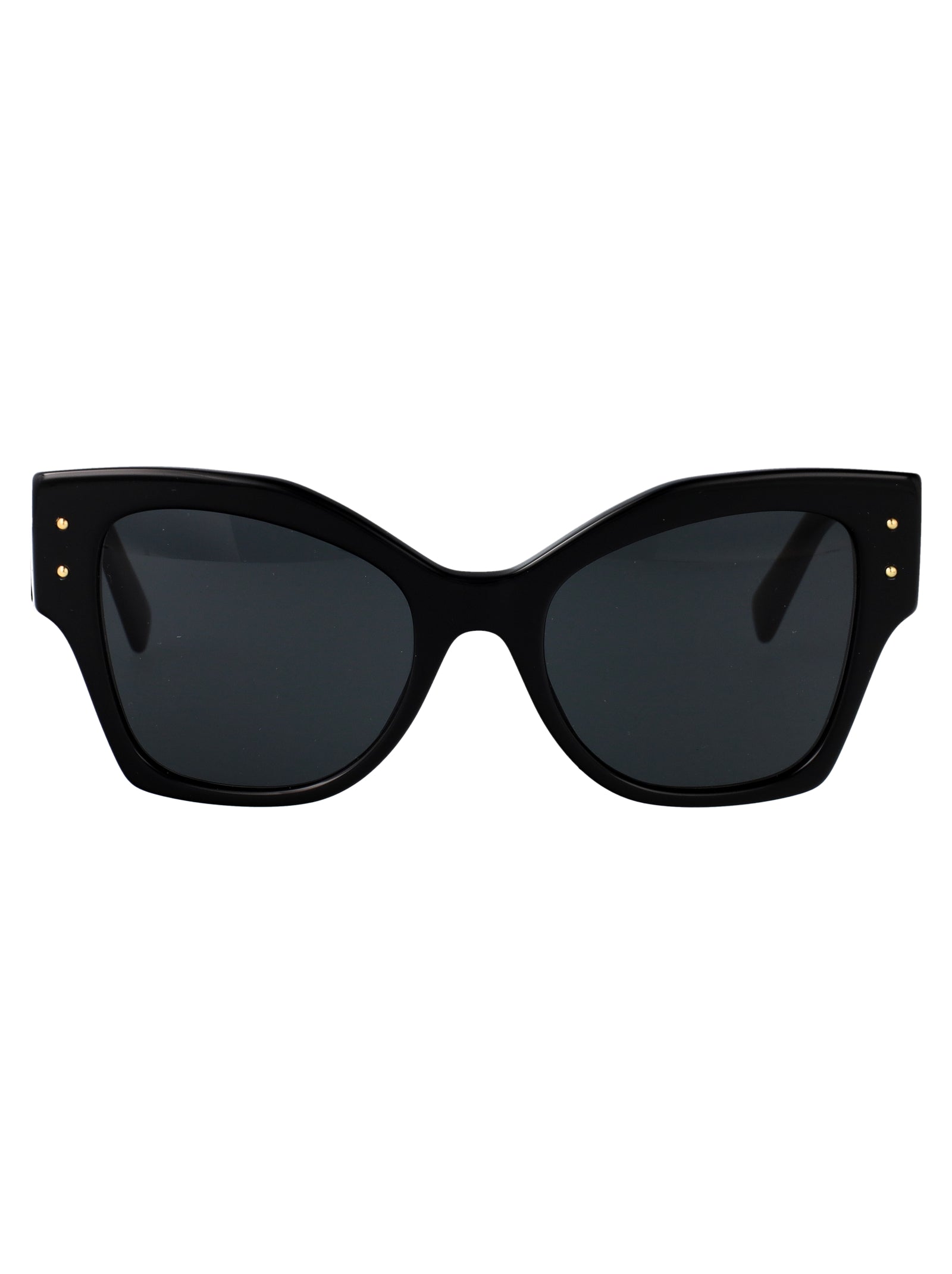 BLACK ACETATE SUNGLASSES Dolce & Gabbana BLACK 53