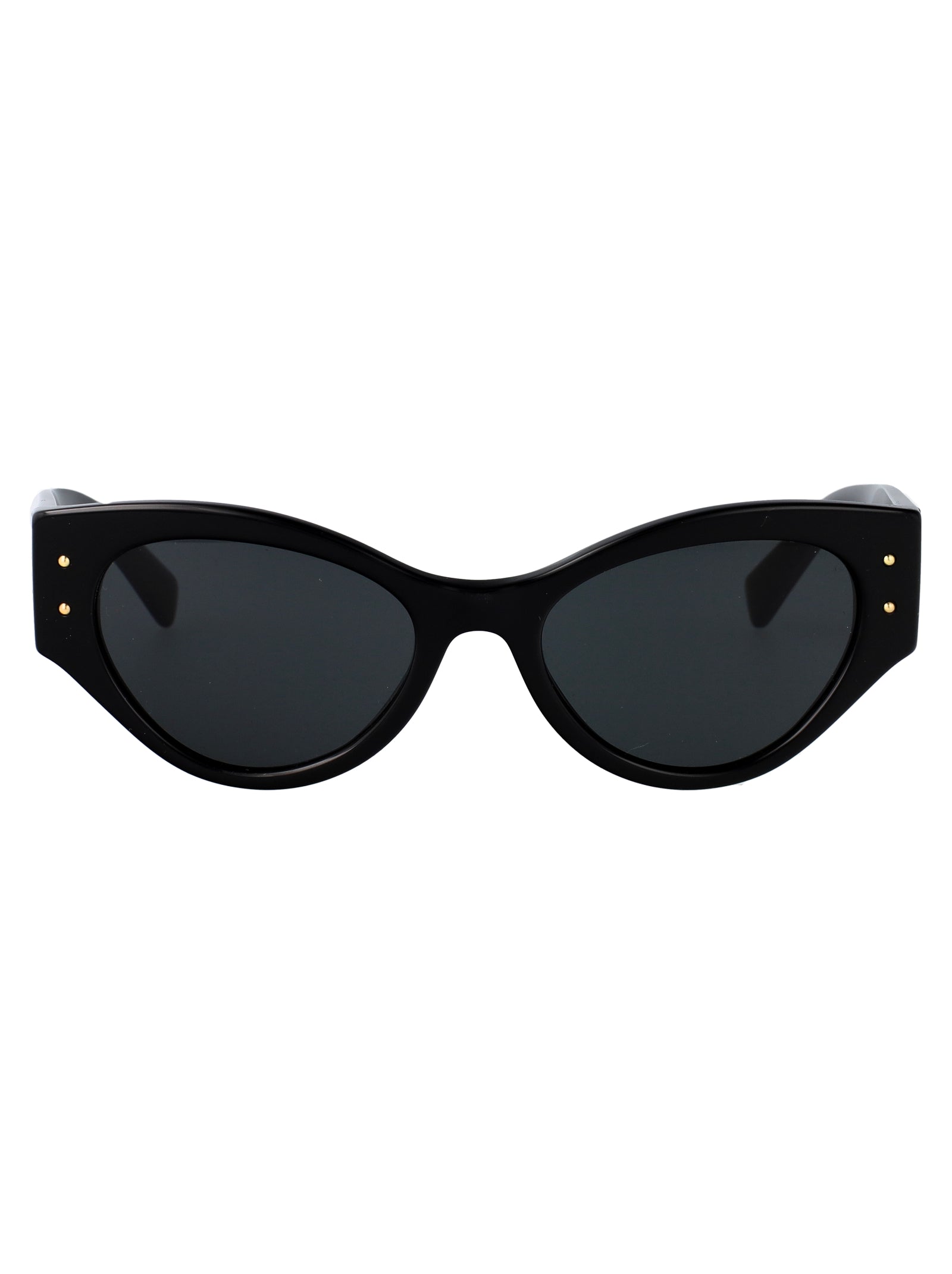 BLACK ACETATE SUNGLASSES Dolce & Gabbana BLACK 53