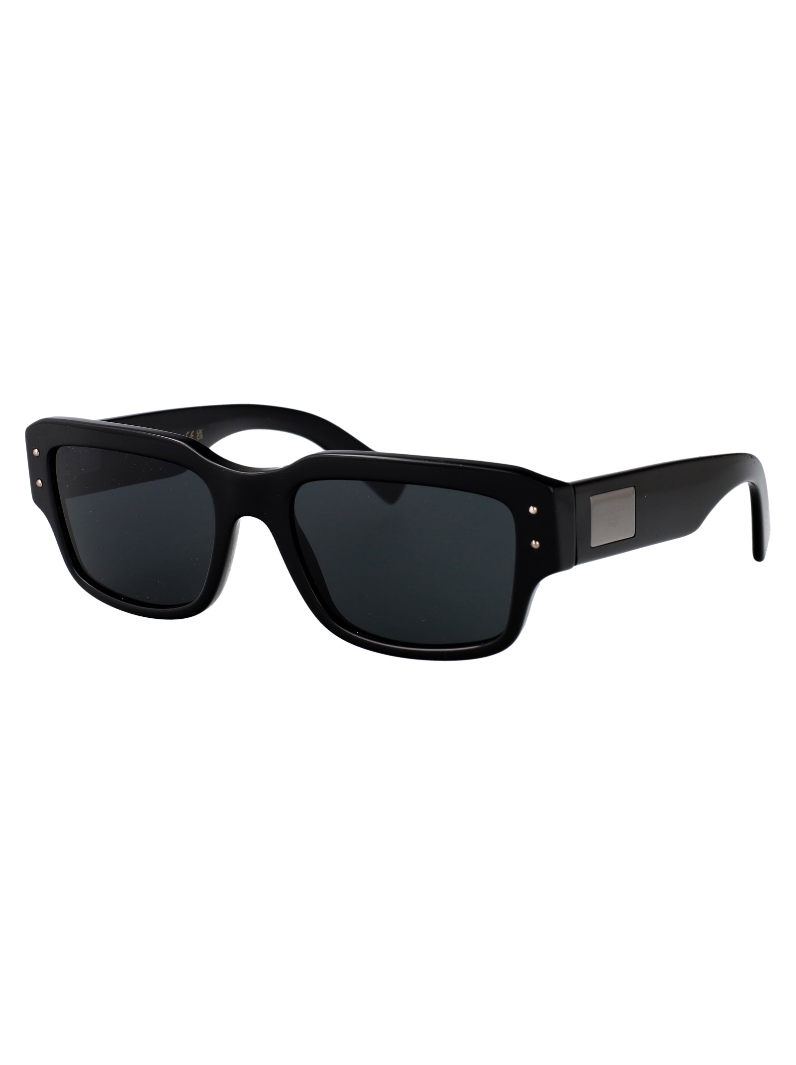 BLACK ACETATE SUNGLASSES Dolce & Gabbana