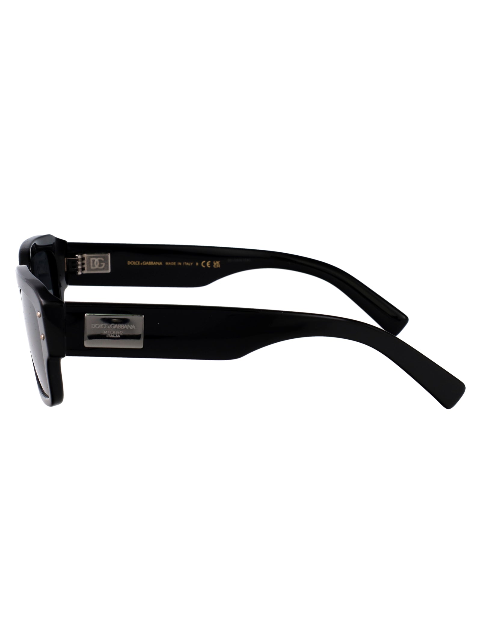 BLACK ACETATE SUNGLASSES Dolce & Gabbana