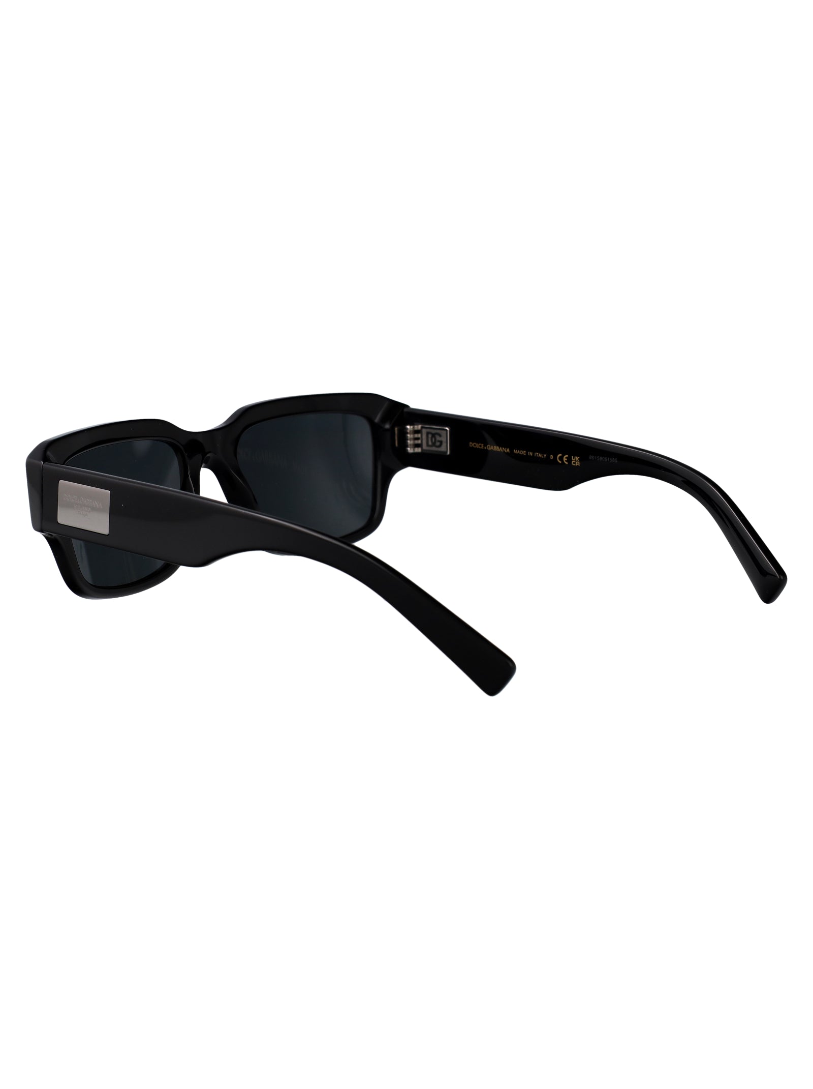 BLACK ACETATE SUNGLASSES Dolce & Gabbana