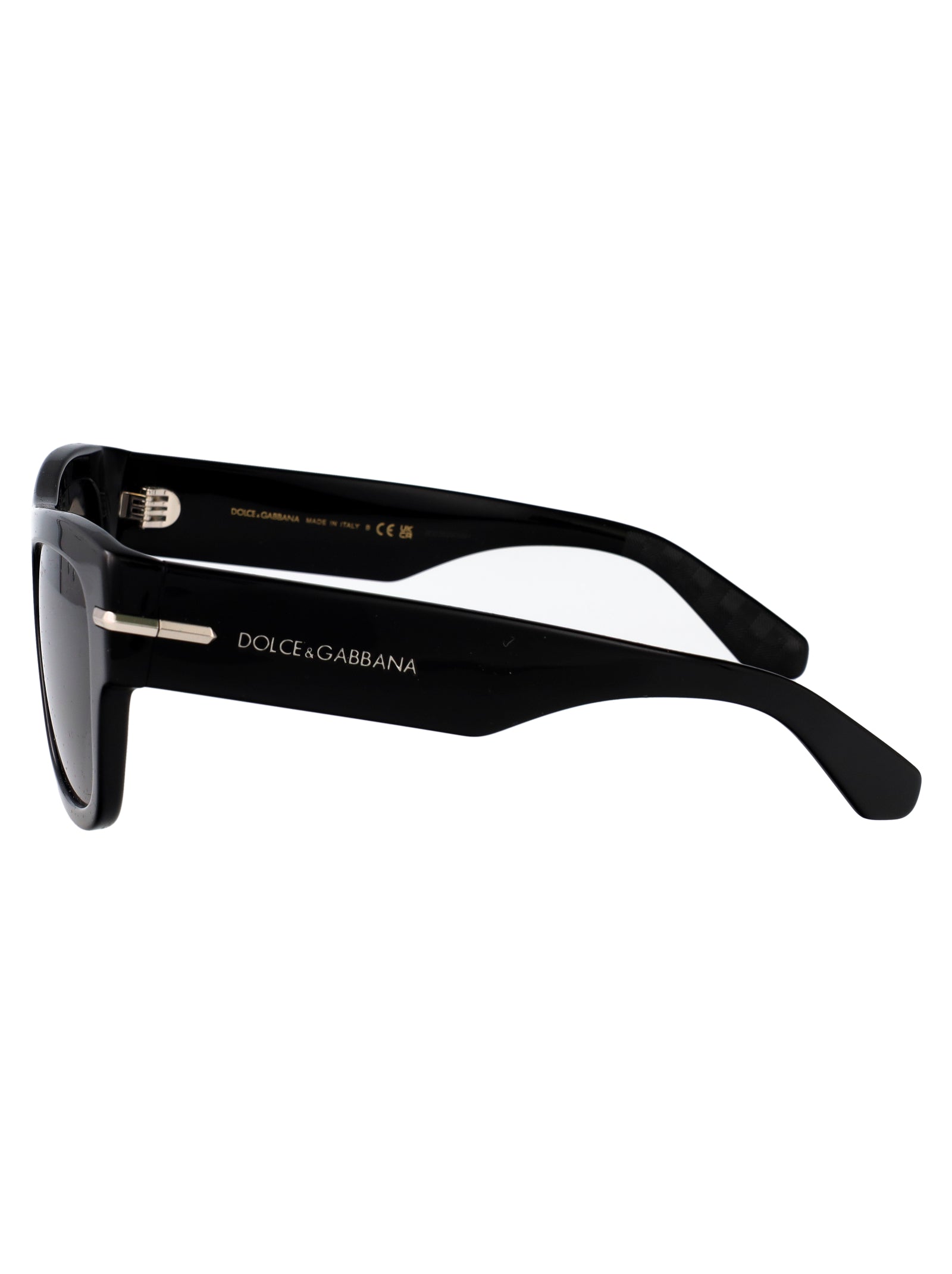 BLACK ACETATE SUNGLASSES Dolce & Gabbana