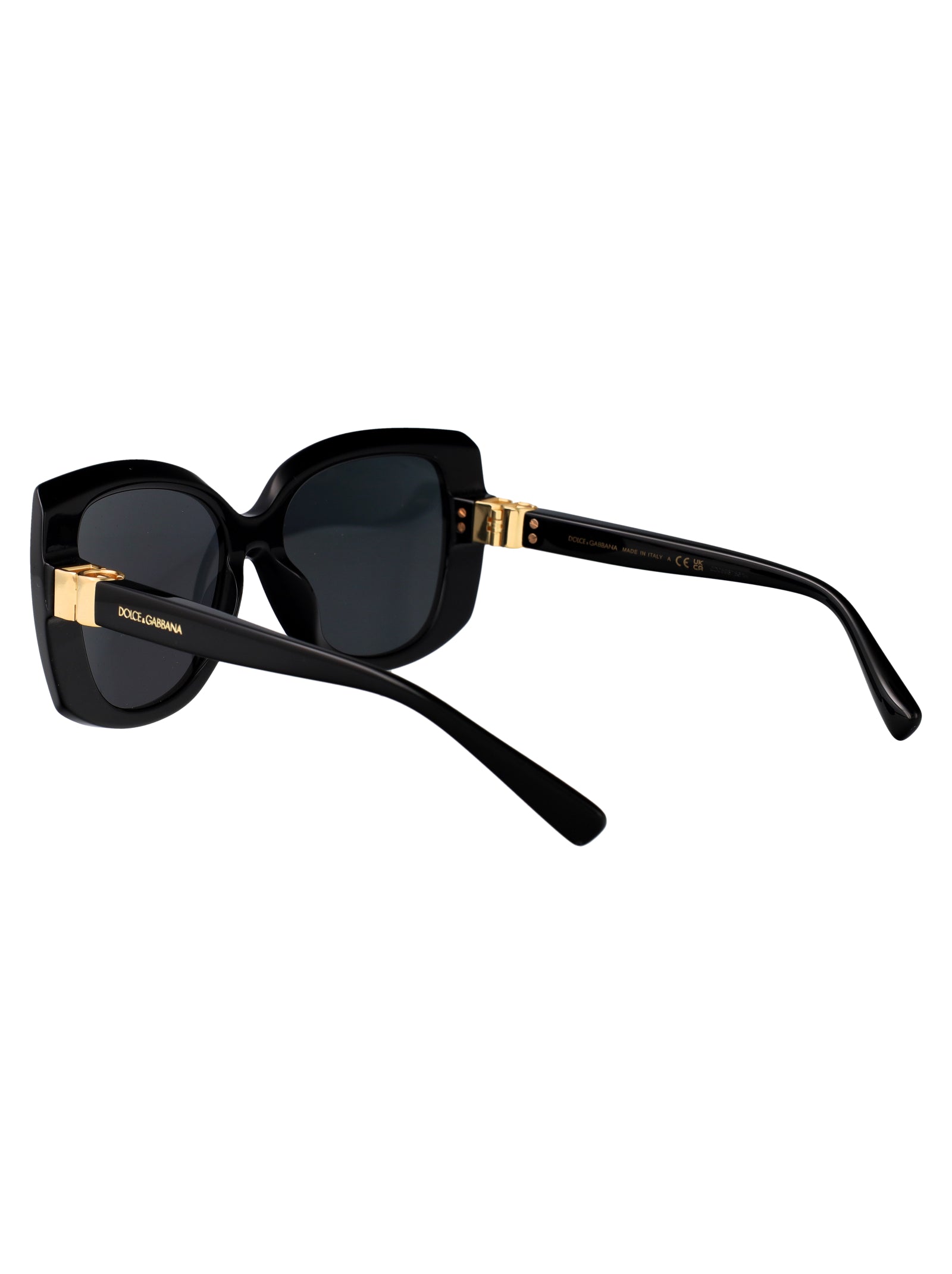 BLACK ACETATE SUNGLASSES Dolce & Gabbana