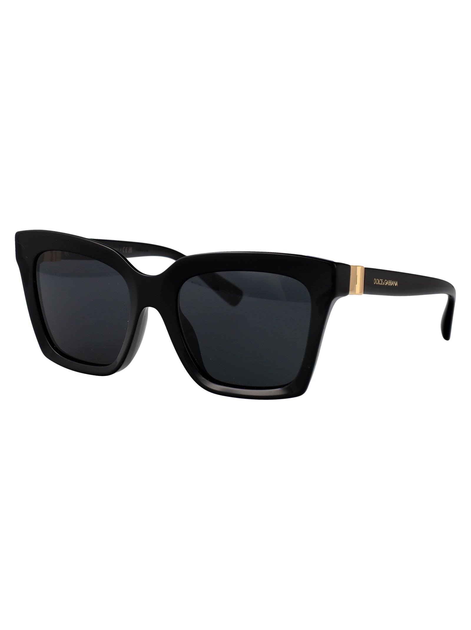 BLACK ACETATE SUNGLASSES Dolce & Gabbana