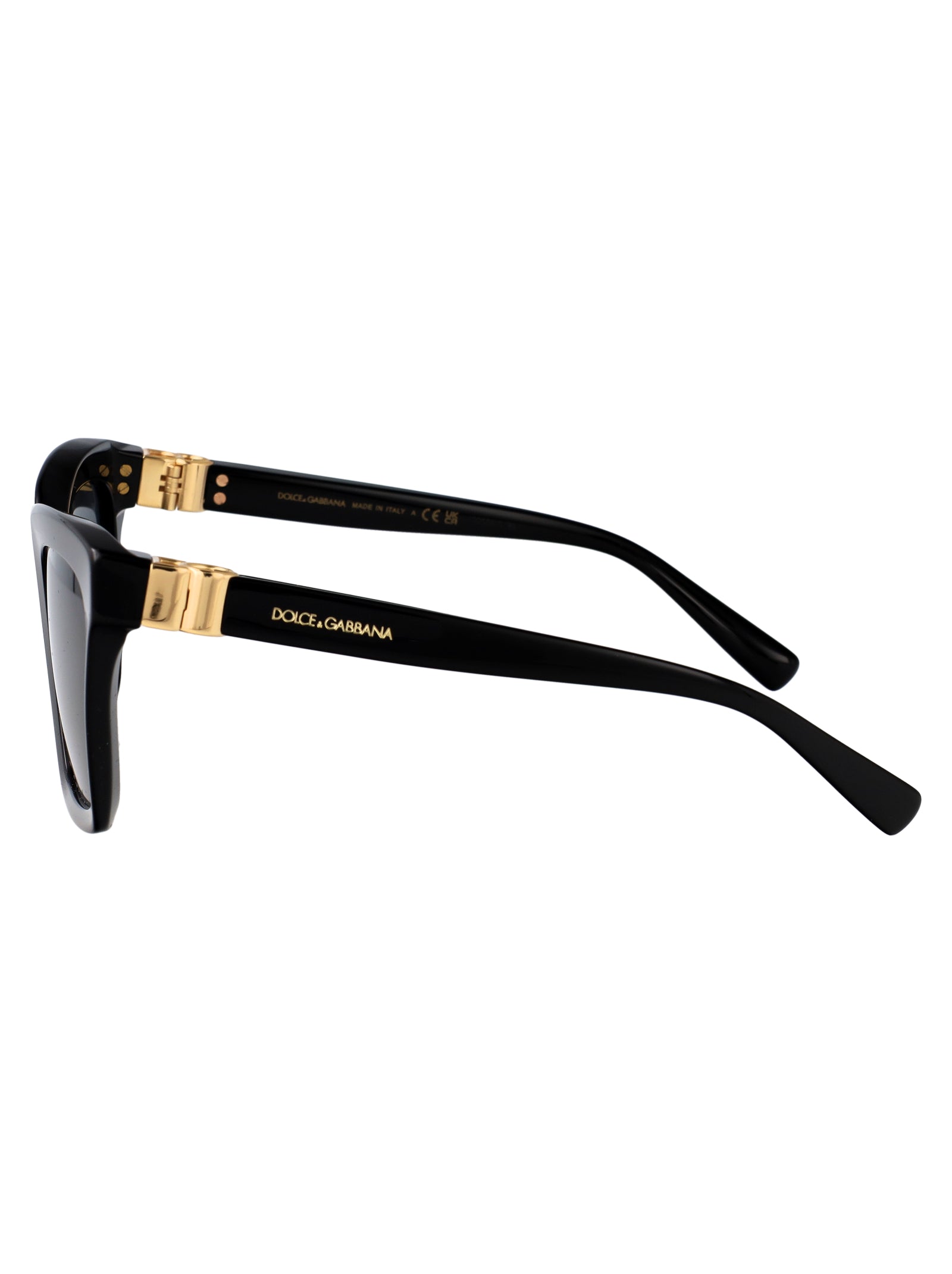BLACK ACETATE SUNGLASSES Dolce & Gabbana