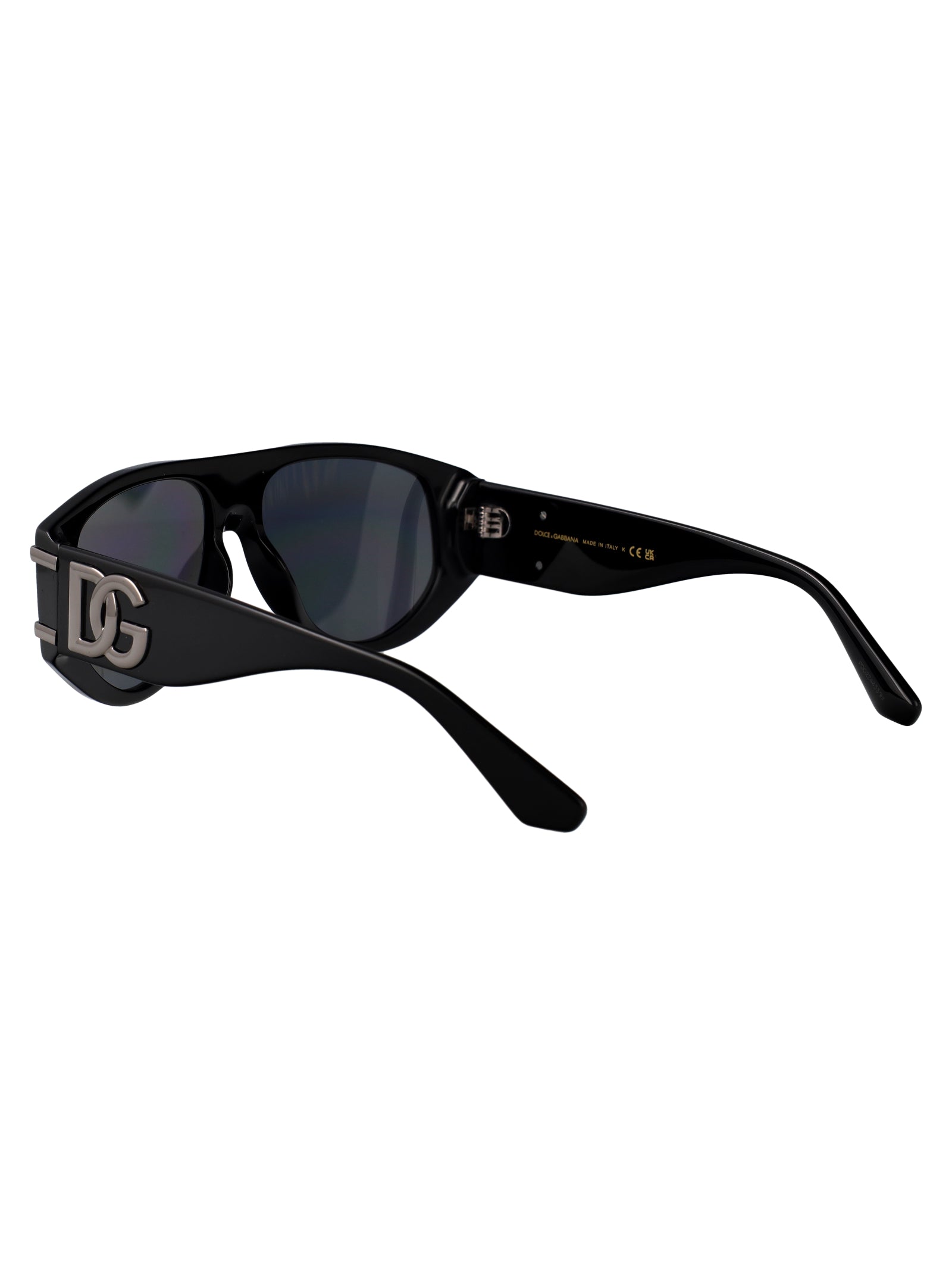 BLACK ACETATE SUNGLASSES Dolce & Gabbana