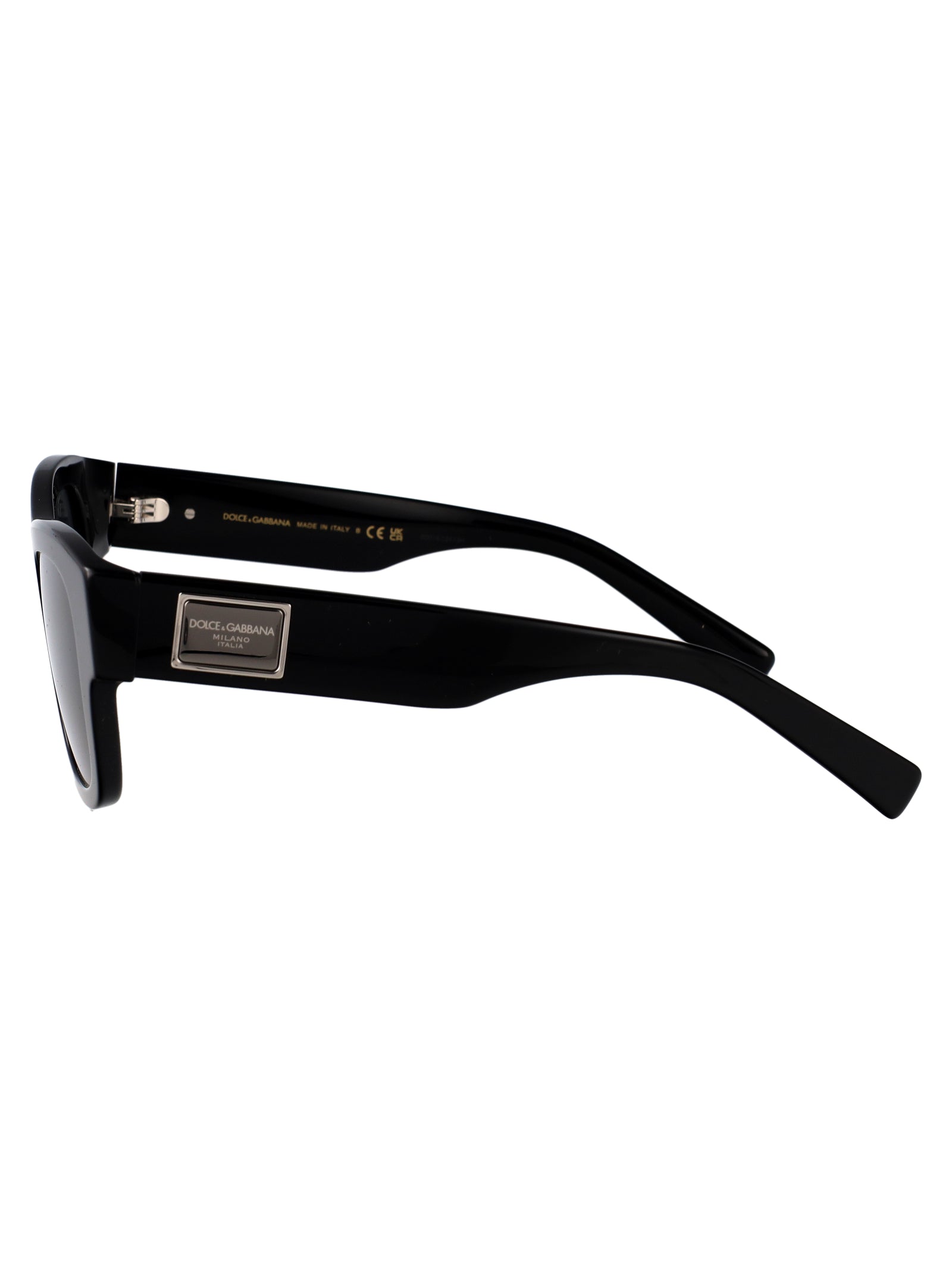 BLACK ACETATE SUNGLASSES Dolce & Gabbana