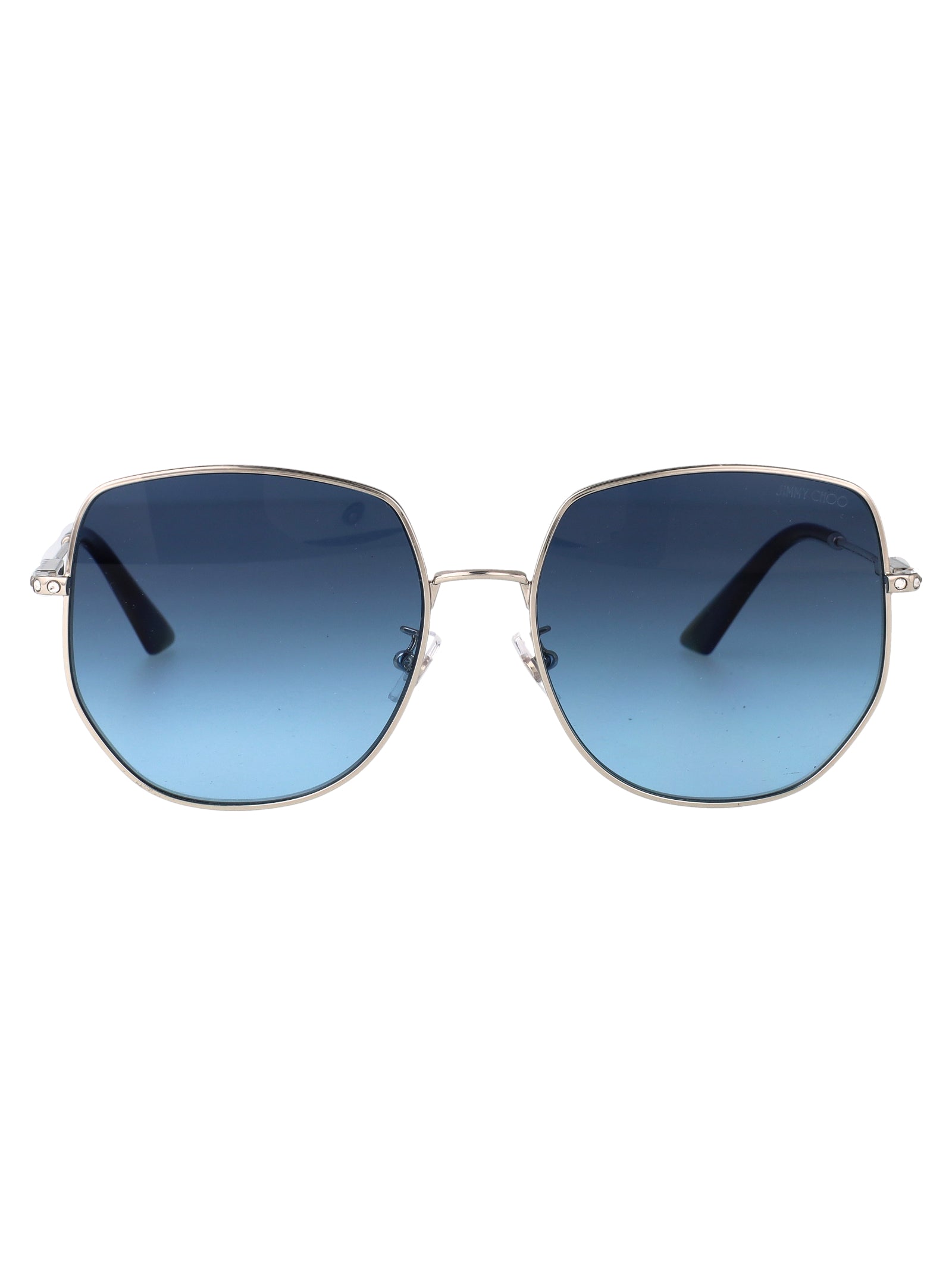 SILVER STEEL SUNGLASSES Jimmy Choo SILVER 58