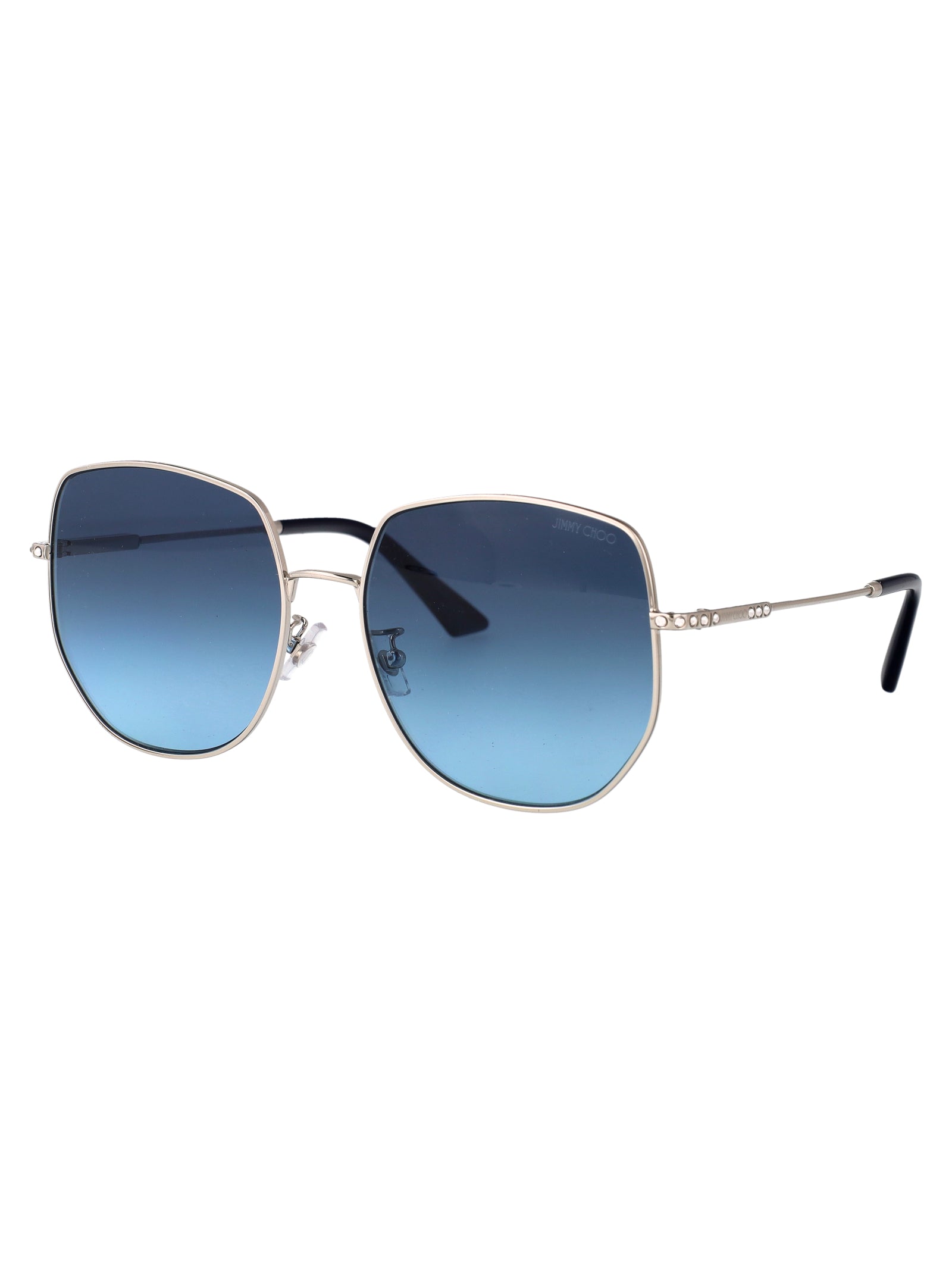SILVER STEEL SUNGLASSES Jimmy Choo