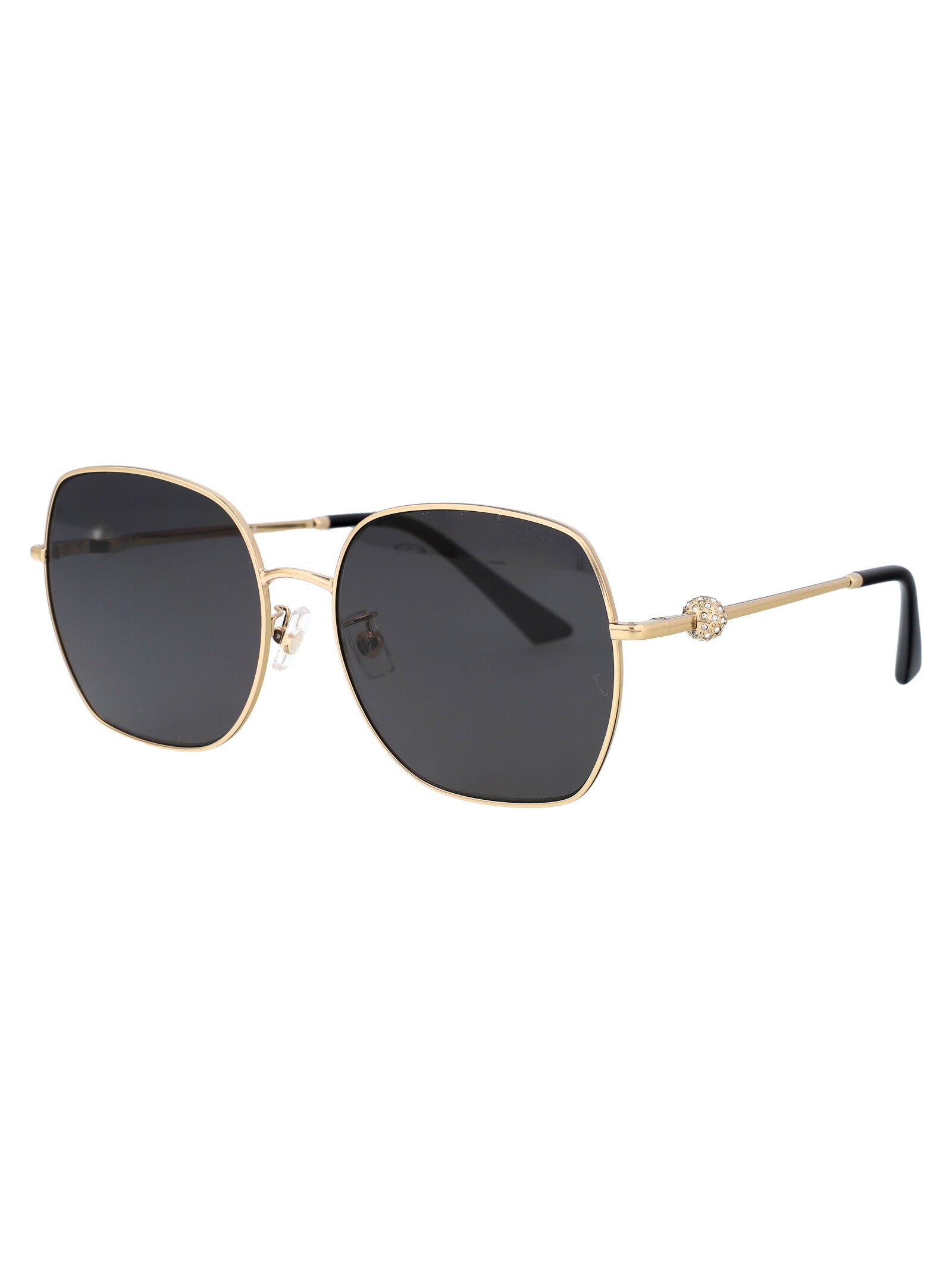 PALE GOLD METAL SUNGLASSES Jimmy Choo