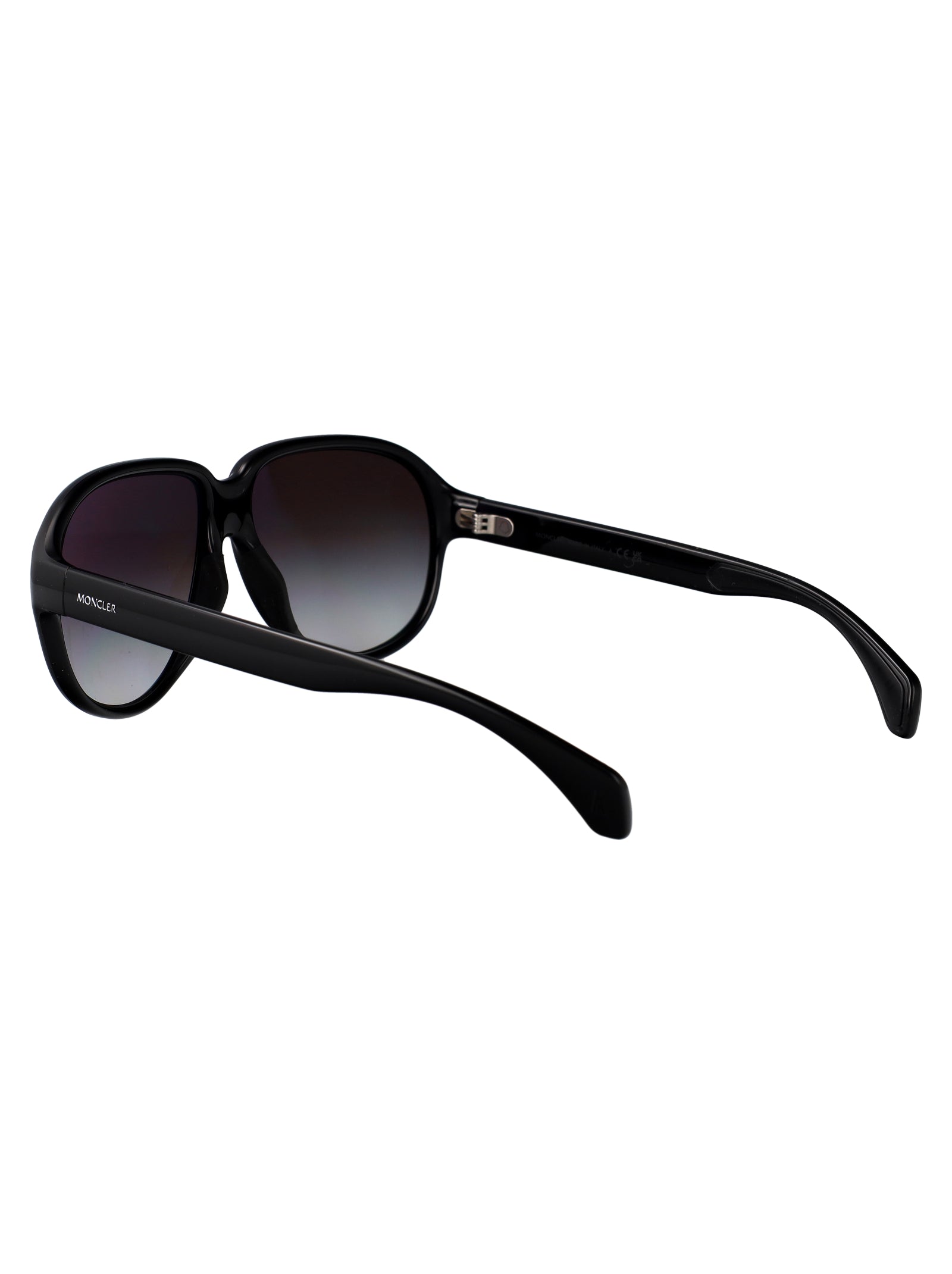 SHINY BLACK INJECTATE SUNGLASSES Moncler
