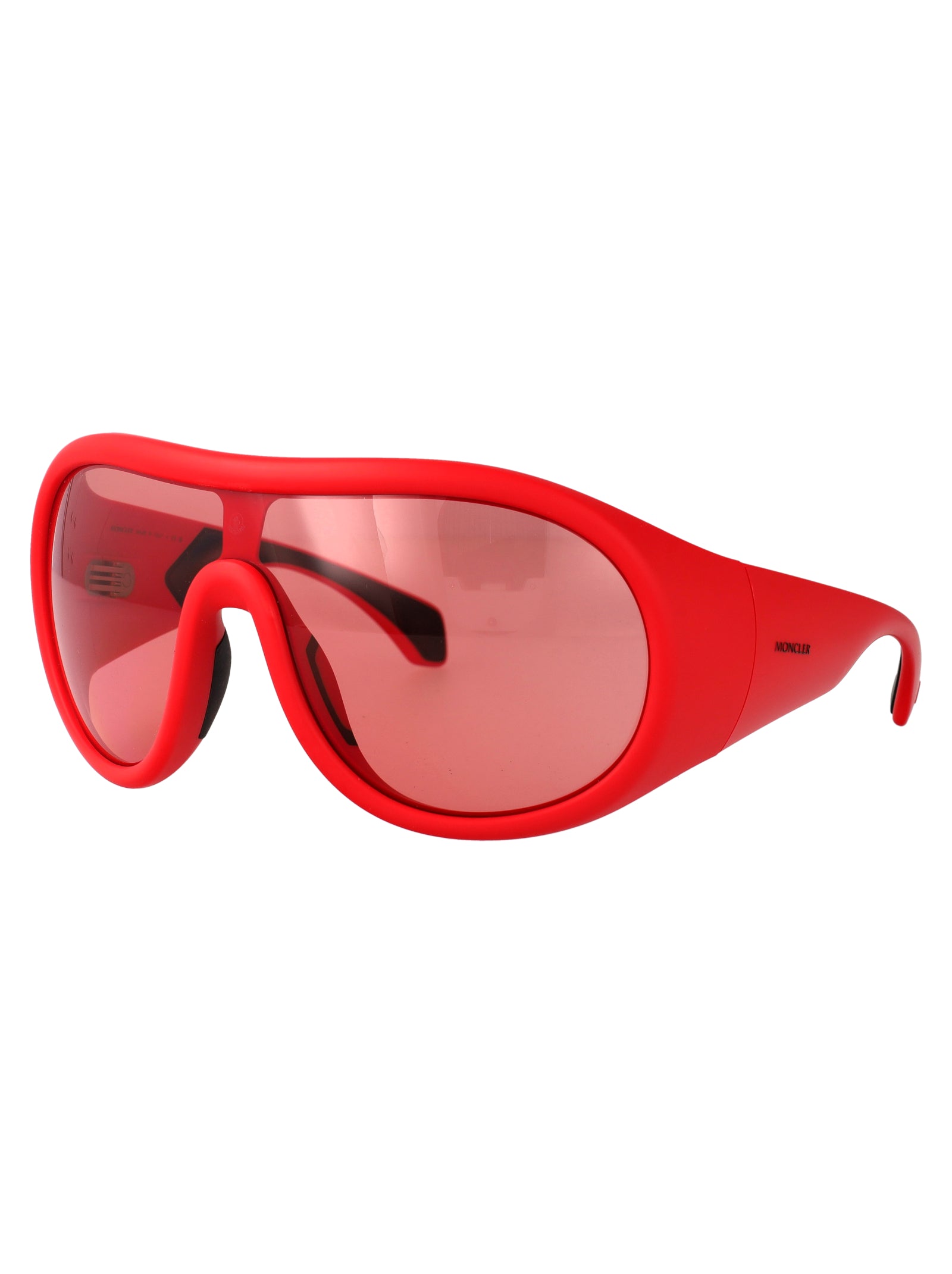 MATTE RED INJECTATE SUNGLASSES Moncler