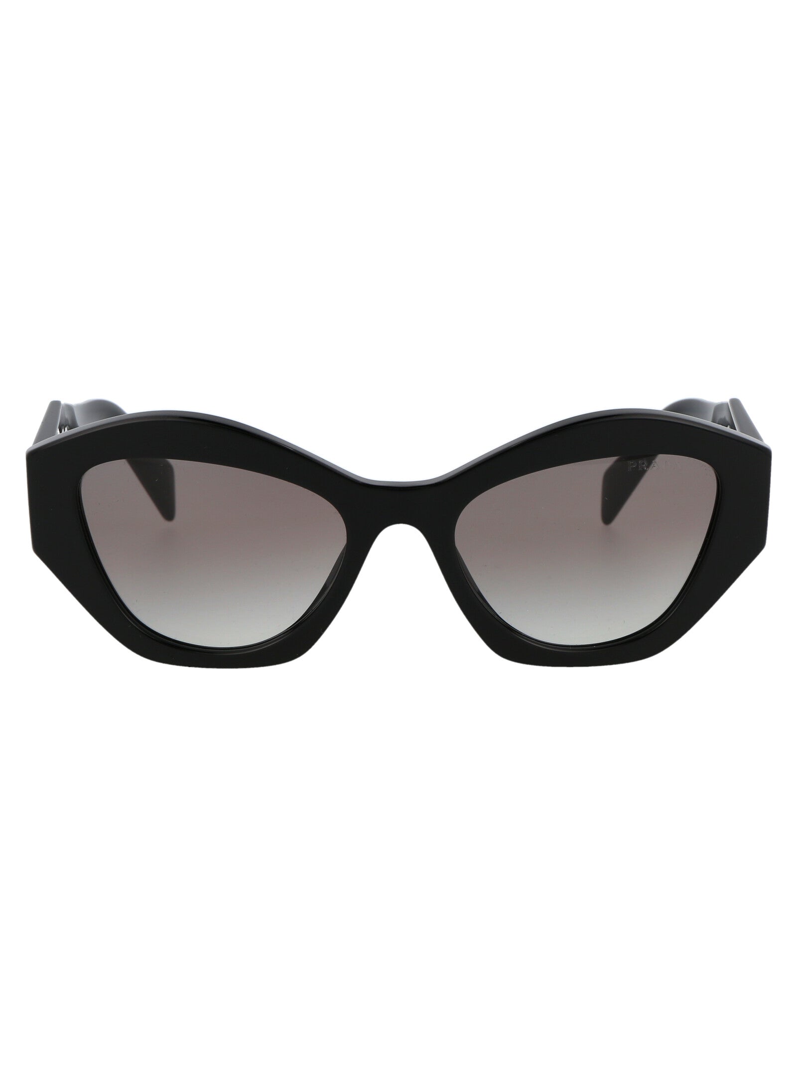 BLACK ACETATE SUNGLASSES Prada BLACK 53