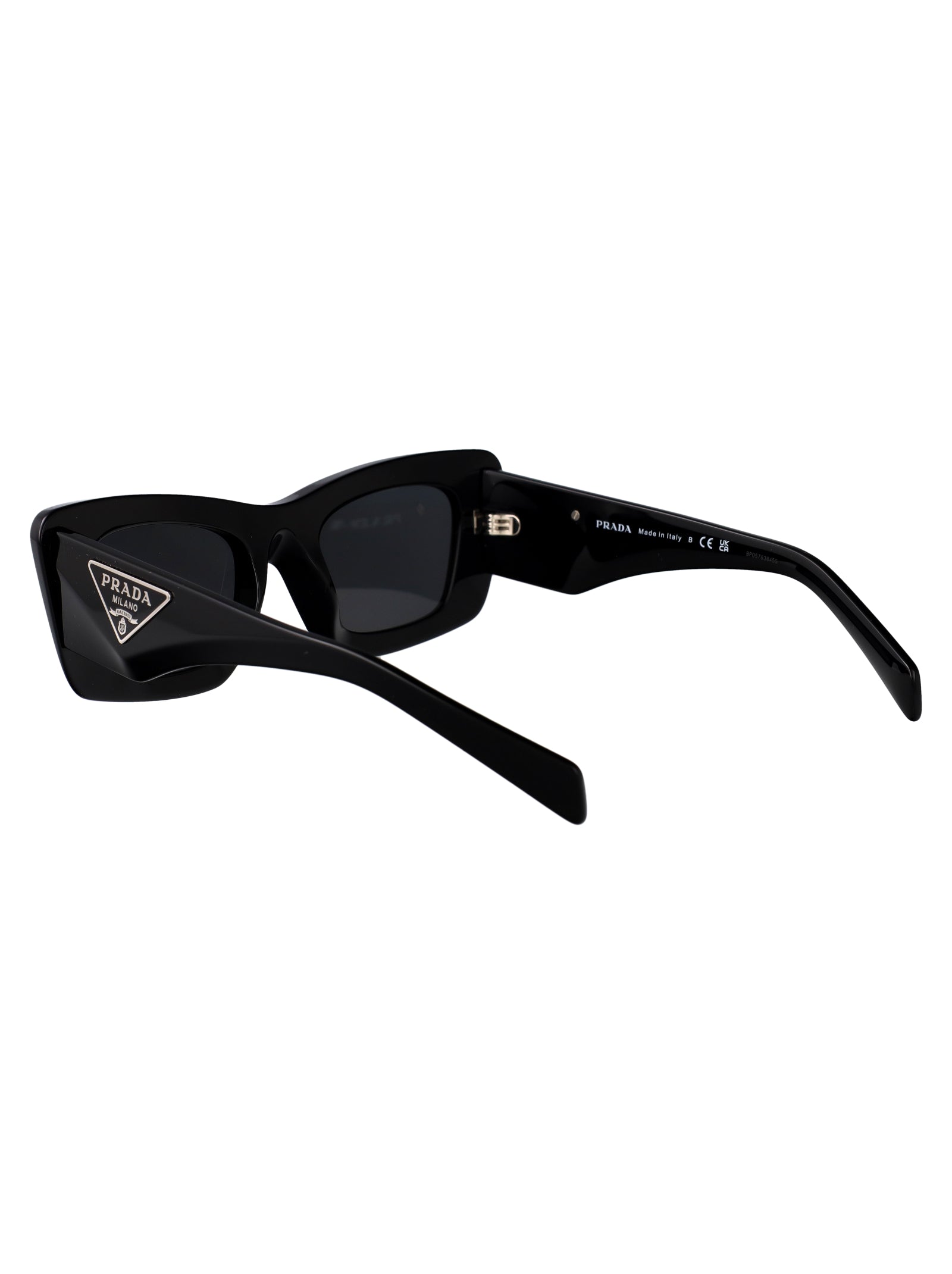 BLACK ACETATE SUNGLASSES Prada