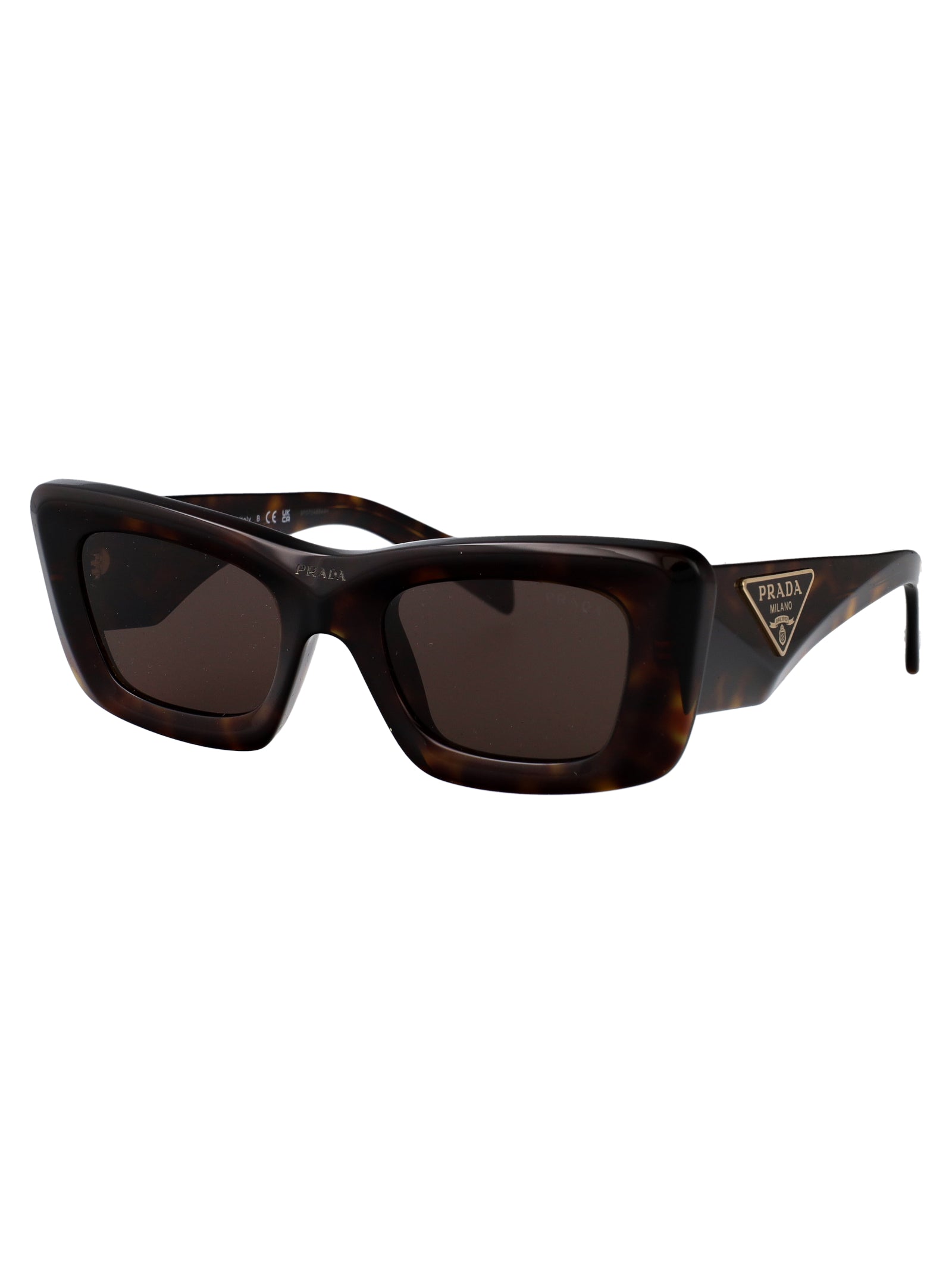 TORTOISE ACETATE SUNGLASSES Prada