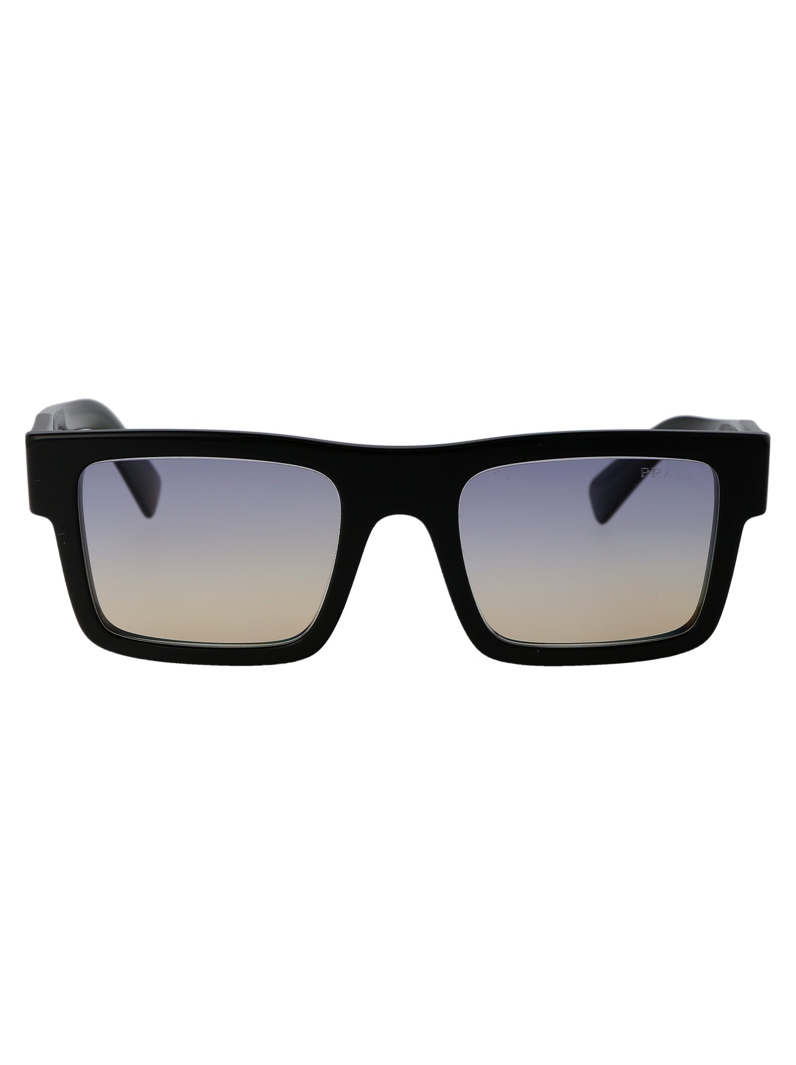 BLACK ACETATE SUNGLASSES Prada BLACK 52