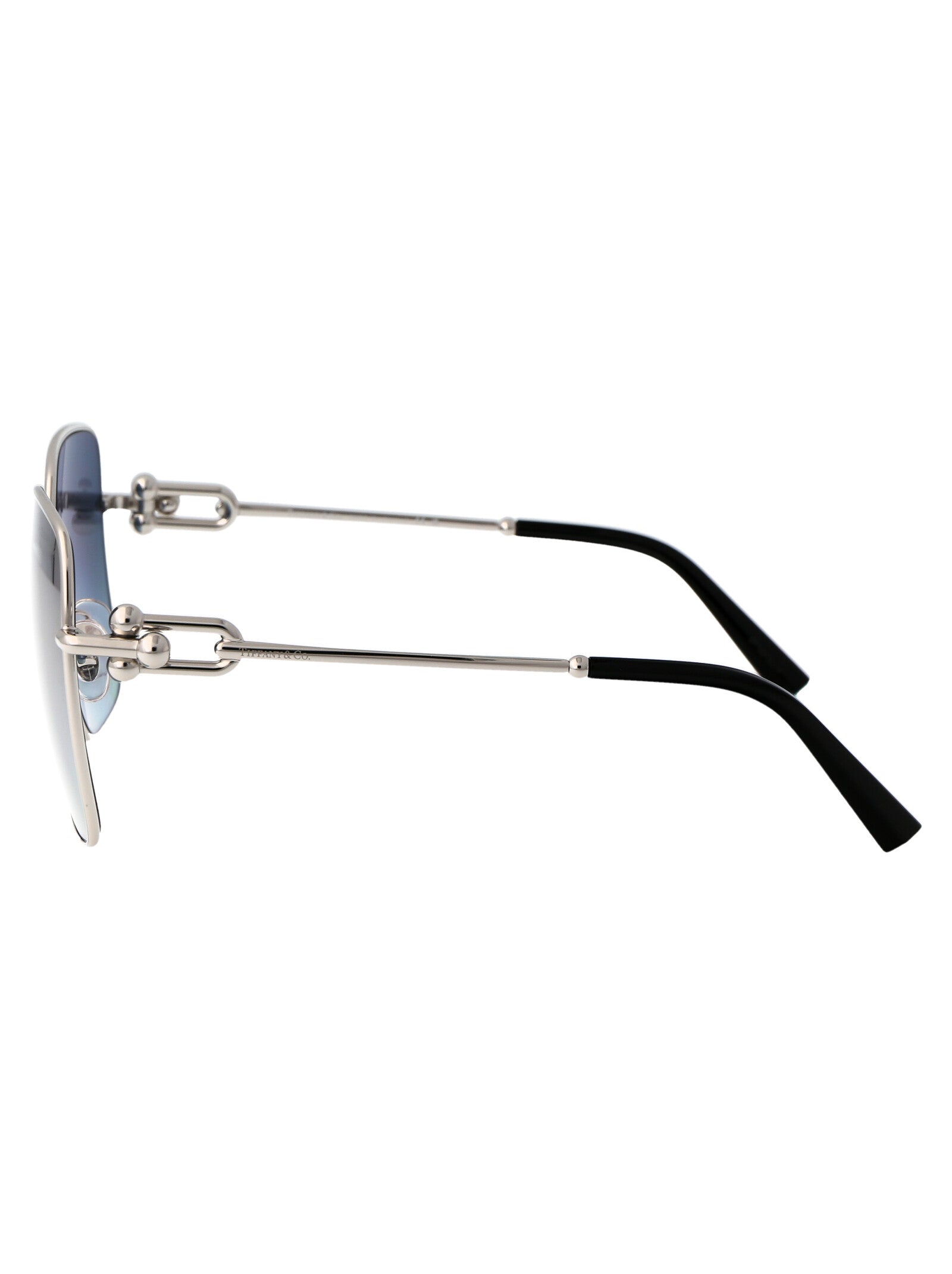 SILVER METAL SUNGLASSES TIFFANY & CO