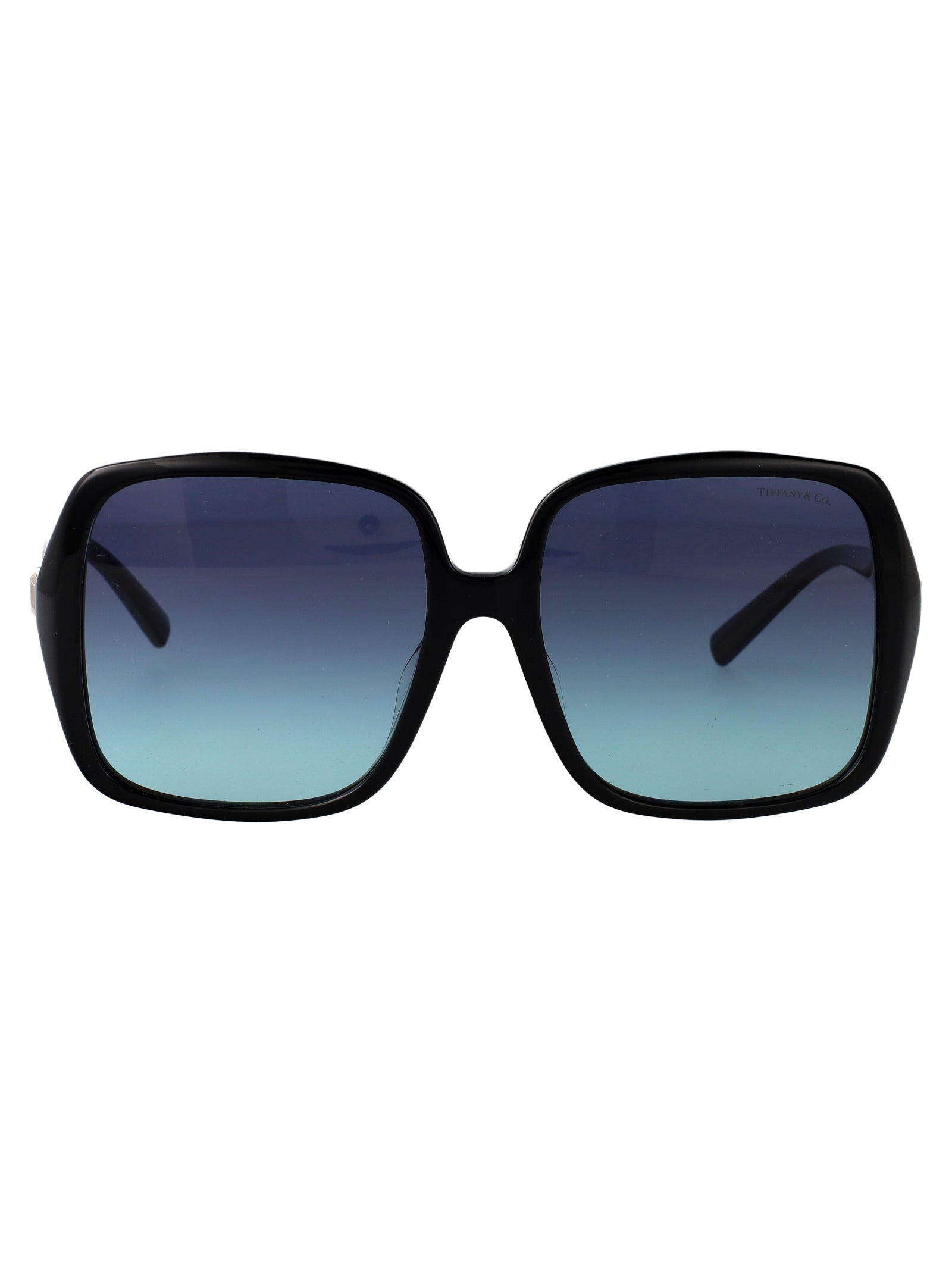 BLACK ACETATE SUNGLASSES TIFFANY & CO BLACK 58