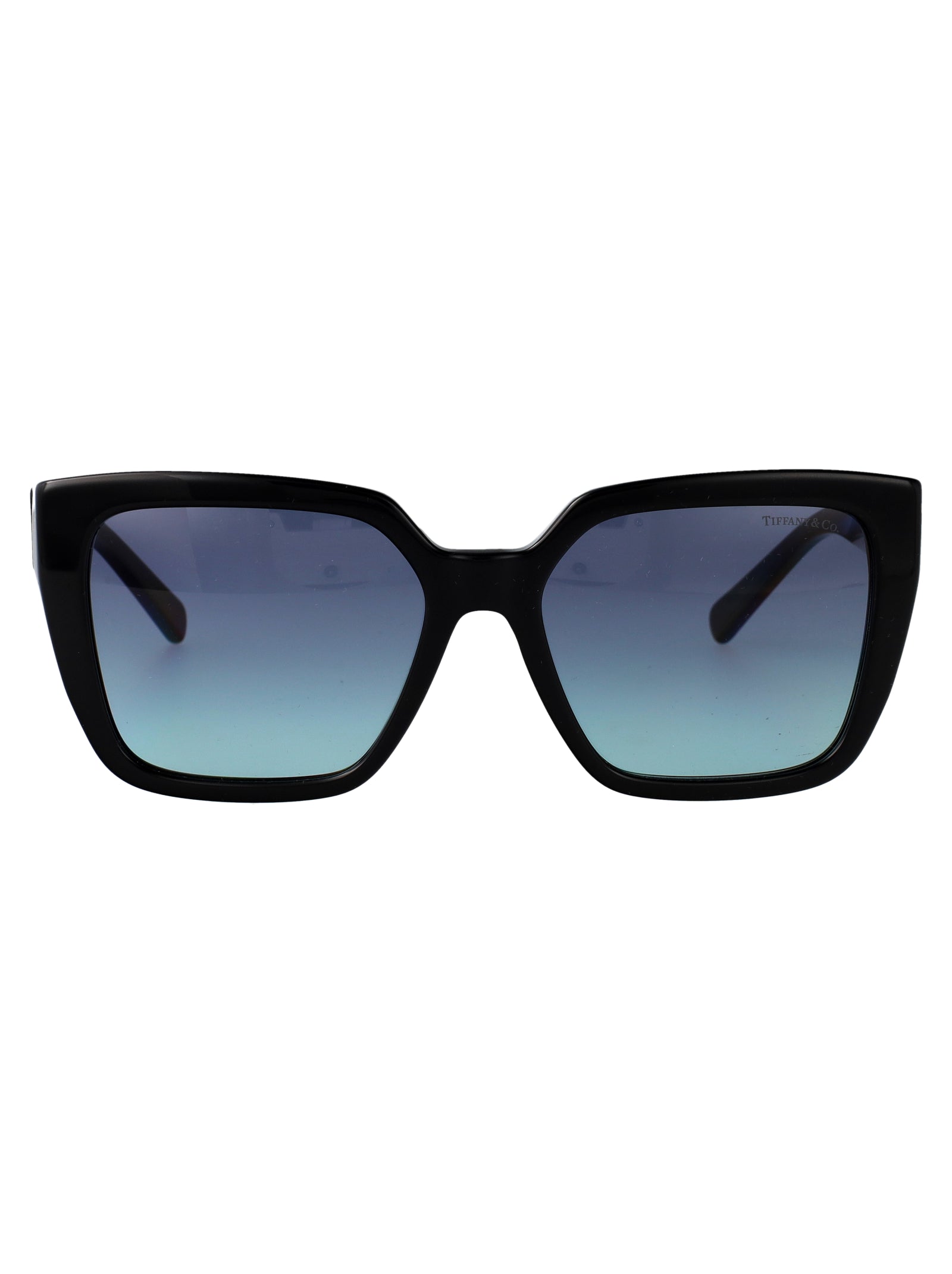 BLACK ACETATE SUNGLASSES TIFFANY & CO BLACK 55