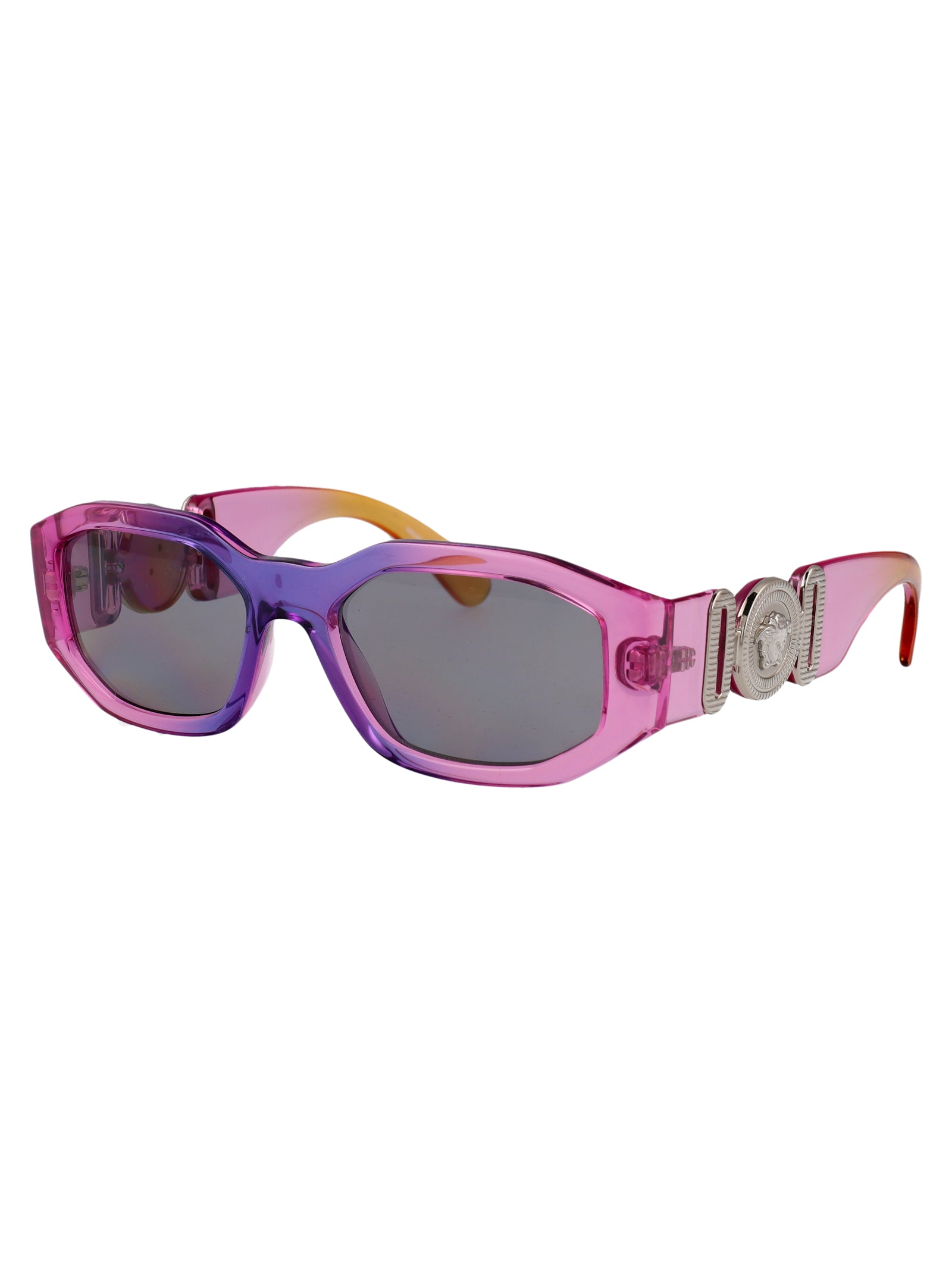 /1 PINK VIOLET ORANGE INJECTED SUNGLASSES Versace