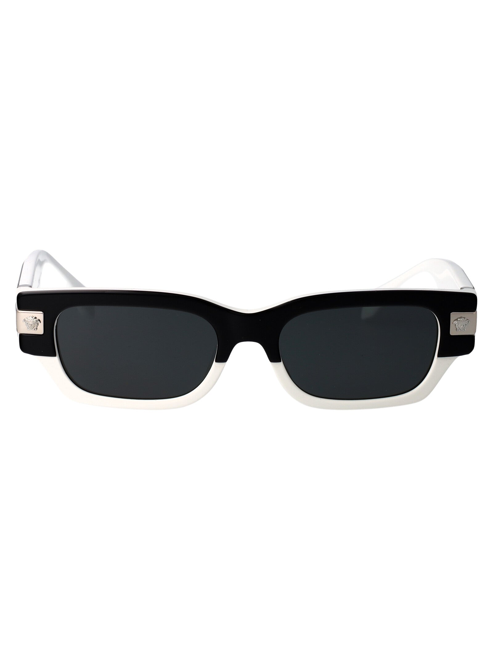 TOP BLACK/WHITE ACETATE SUNGLASSES Versace TOP BLACK/WHITE 53