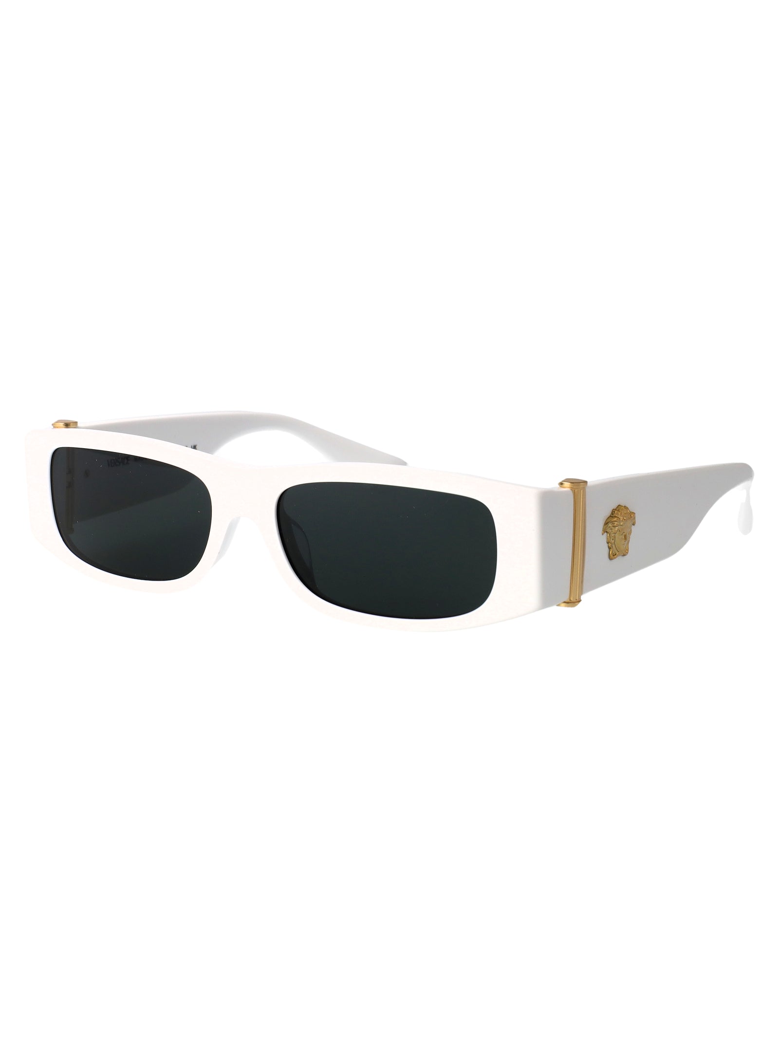 WHITE ACETATE SUNGLASSES Versace