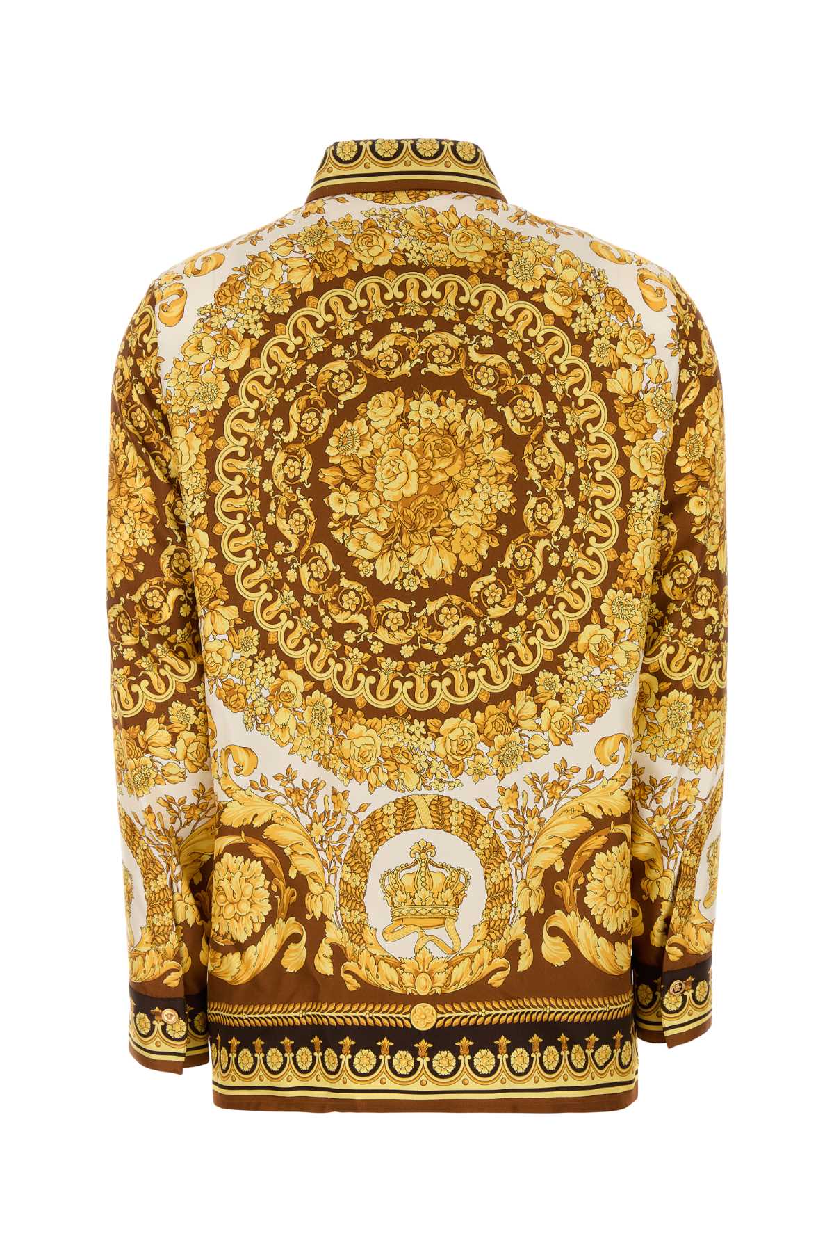 PRINTED SILK SHIRT Versace
