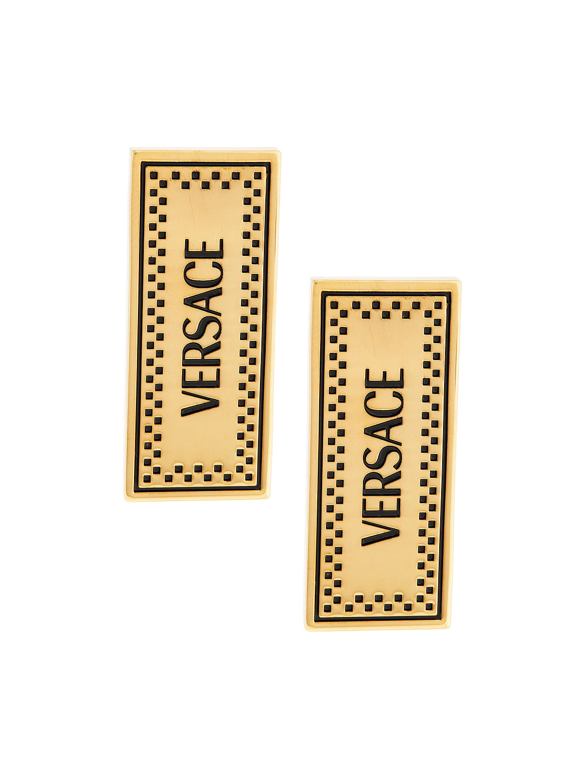 90S LOGO EARRINGS Versace