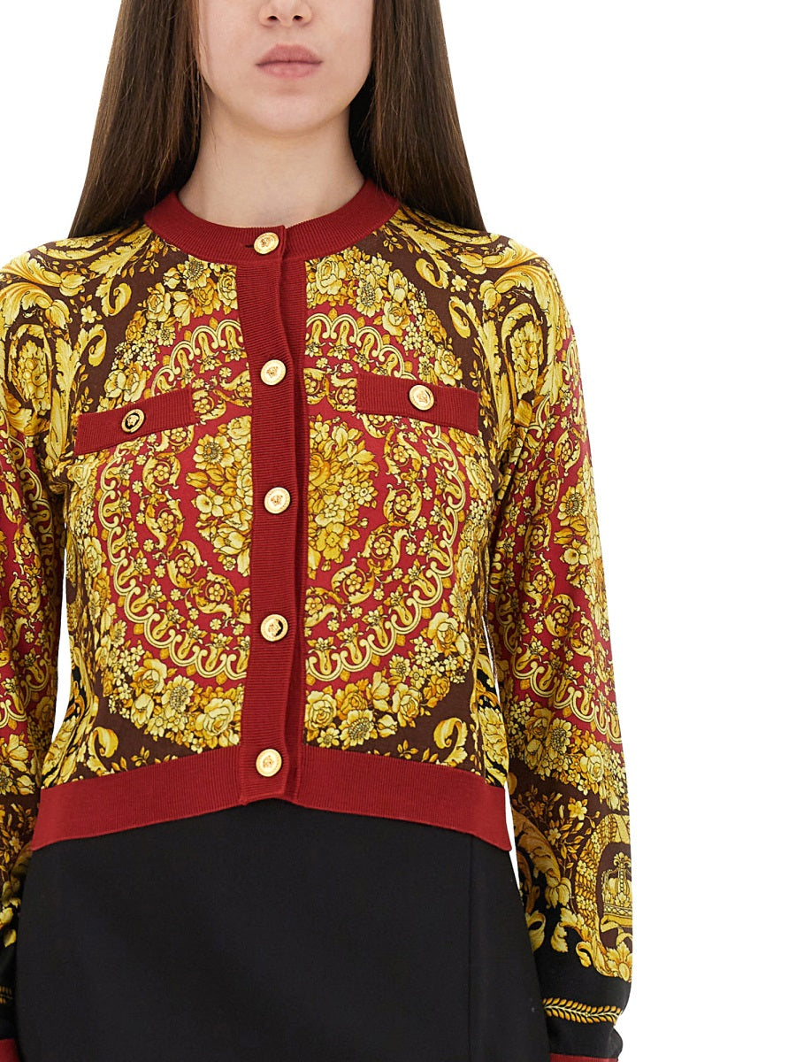 MULTICOLOUR SILK SWEATERS Versace