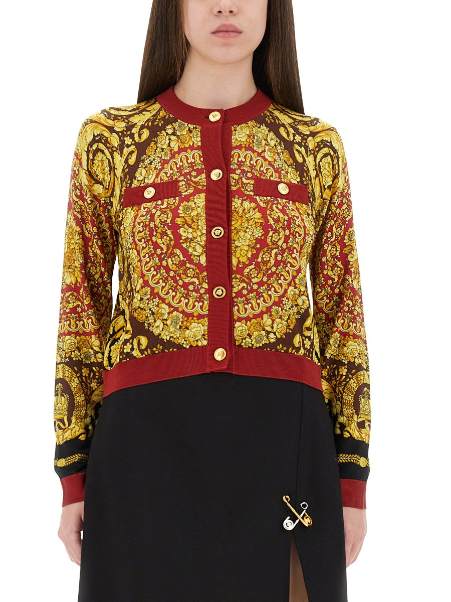 MULTICOLOUR SILK SWEATERS Versace